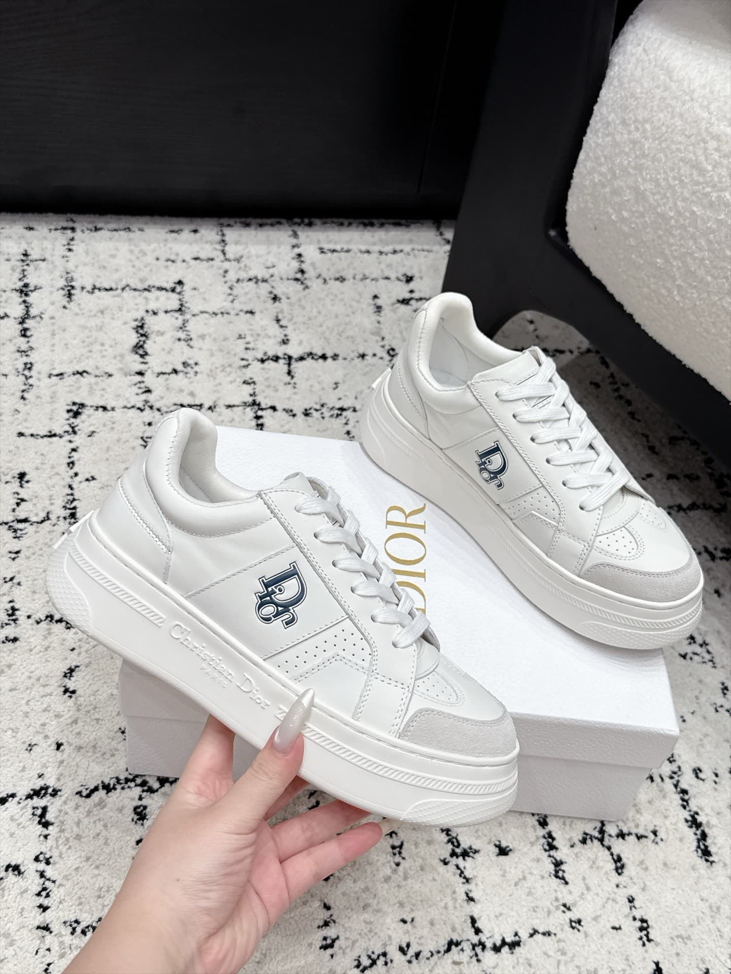 D5730 Dior 26/ Dior’s new casual shoes, White Shoes, Board Shoes — image 5