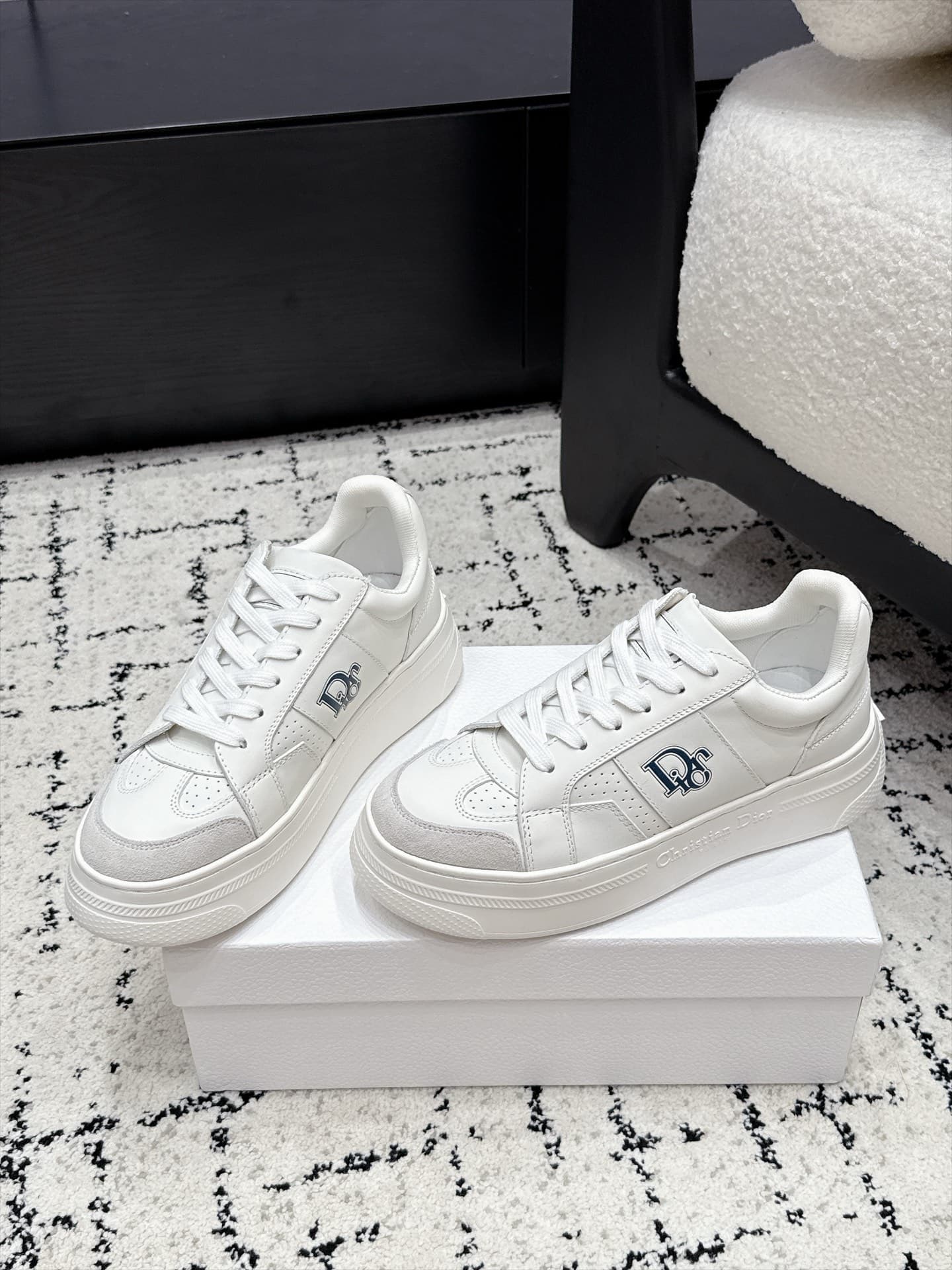 D5730 Dior 26/ Dior’s new casual shoes, White Shoes, Board Shoes — image 3