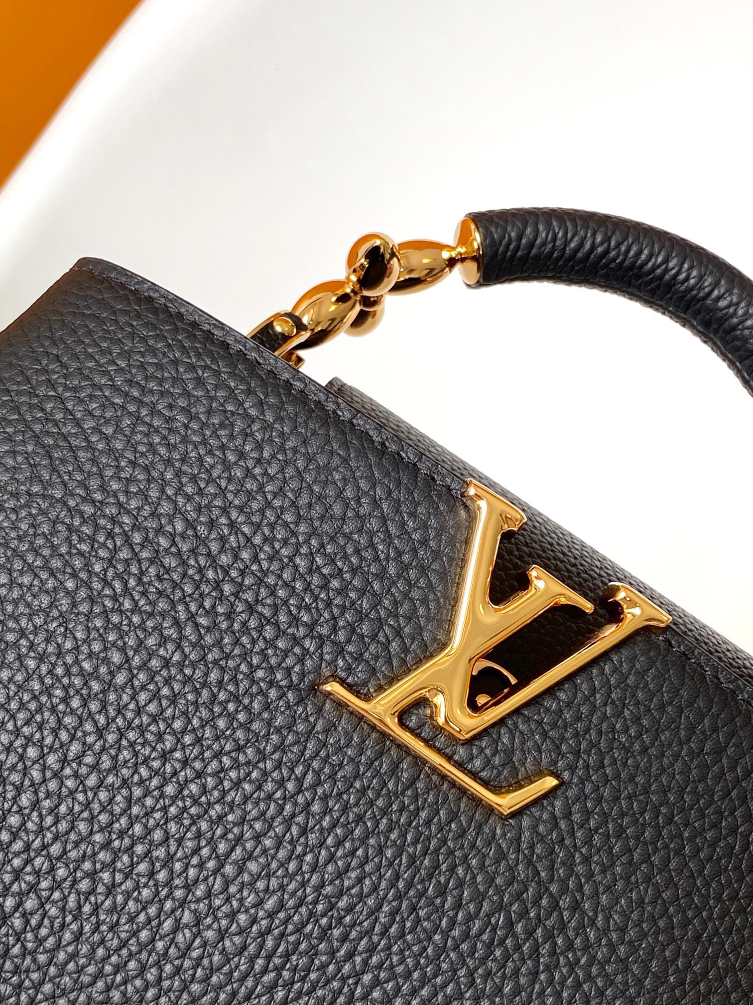 C4963 💰 Dynamic encoding chip, premium original brand leather. M23943 – black; M23944 – beige; M23945 – gray; 21cm — image 5