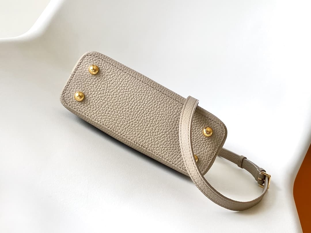 C4962 💰 Dynamic encoding chip, high-grade original brand leather: M23943 black, M23944 beige, M23945 gray, 21cm — image 4
