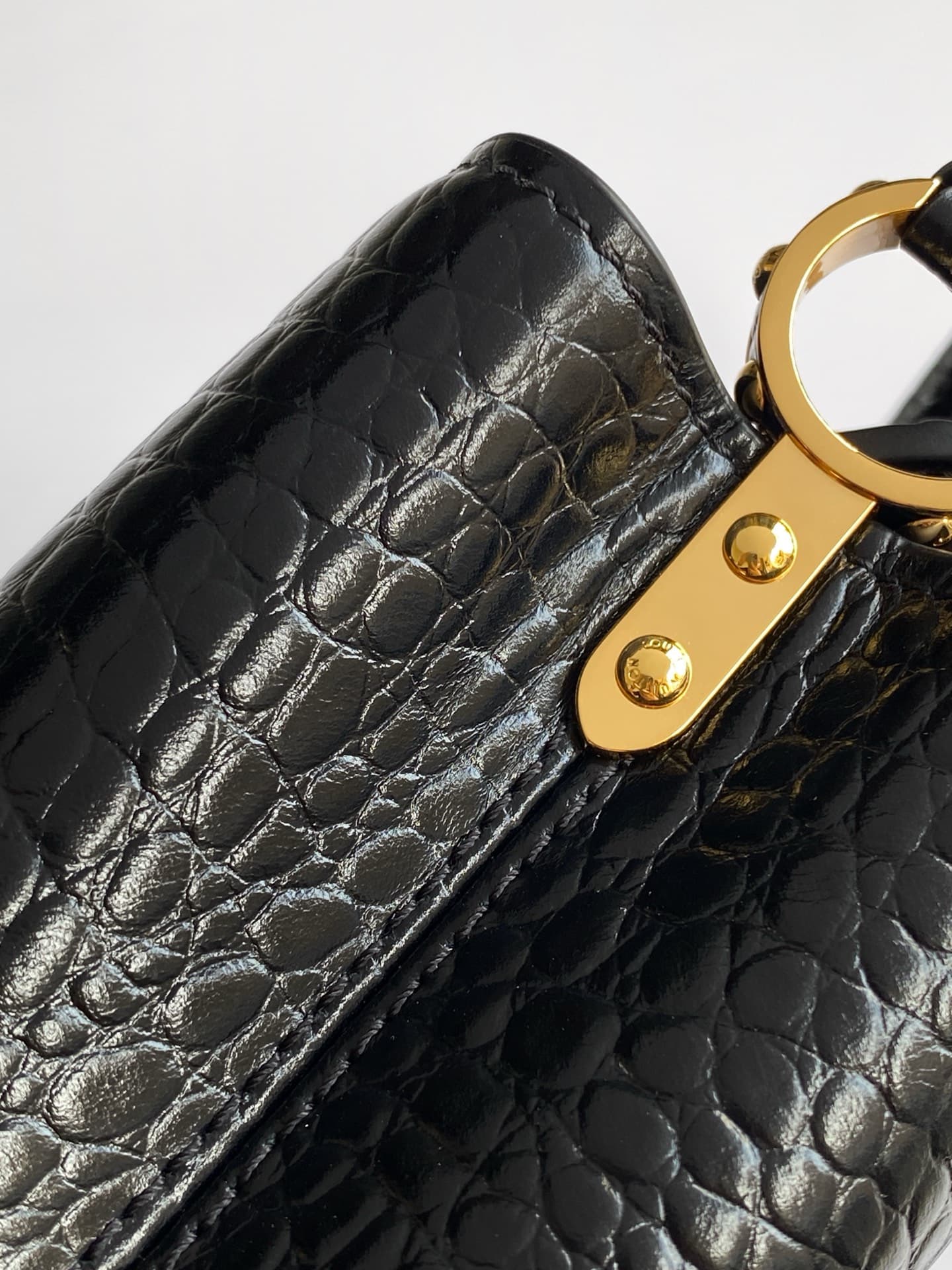 C5196 💰💰 Dynamic 163 – Premium original leather. Dynamic color variation: N96963: Jujube red crocodile; N90087: Black crocodile; N93691: Pure white crocodile. N99291: Himalayan; N83538: Ostrich; Jujube red; N89027 — image 6