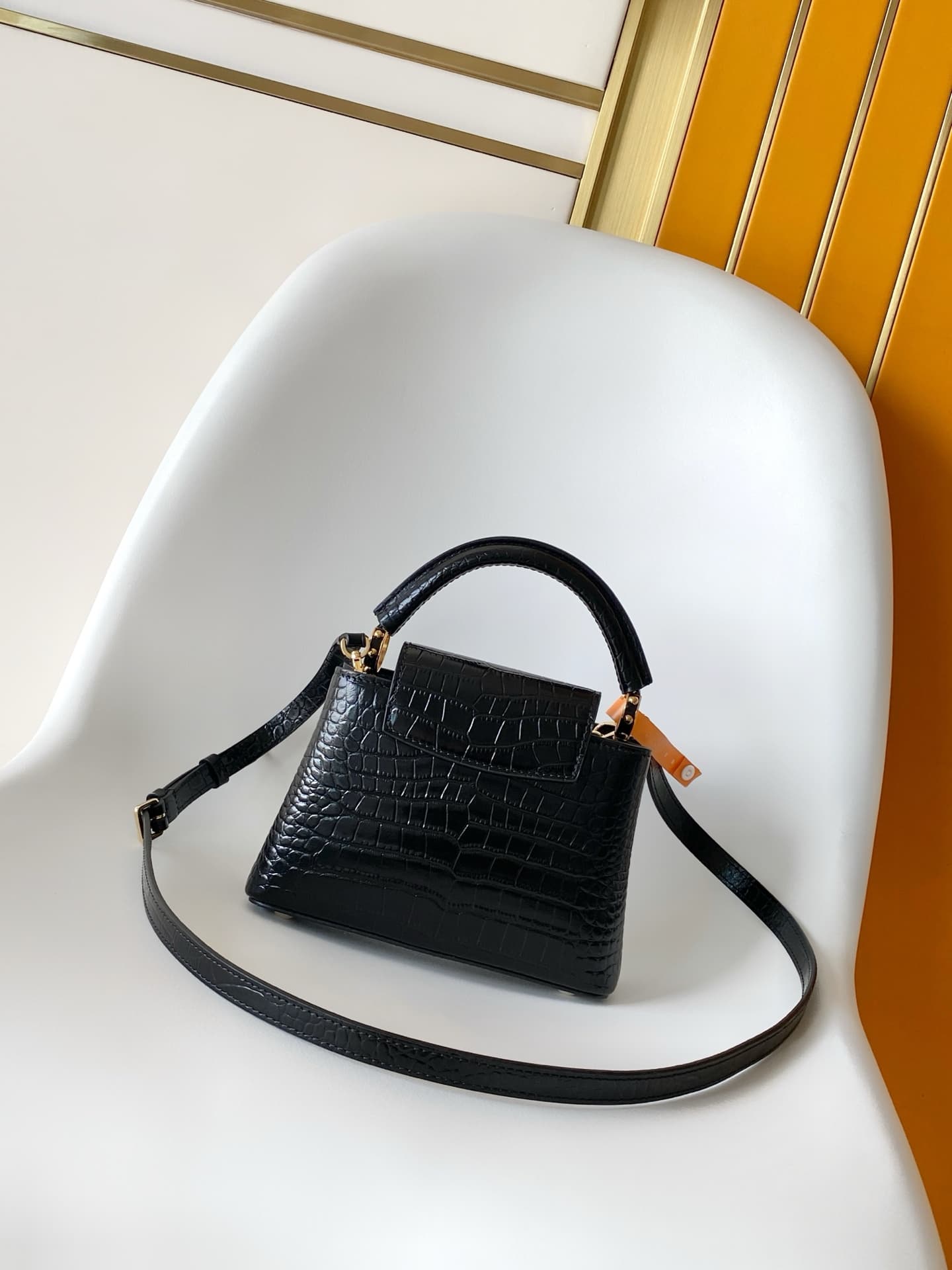 C5196 💰💰 Dynamic 163 – Premium original leather. Dynamic color variation: N96963: Jujube red crocodile; N90087: Black crocodile; N93691: Pure white crocodile. N99291: Himalayan; N83538: Ostrich; Jujube red; N89027 — image 3