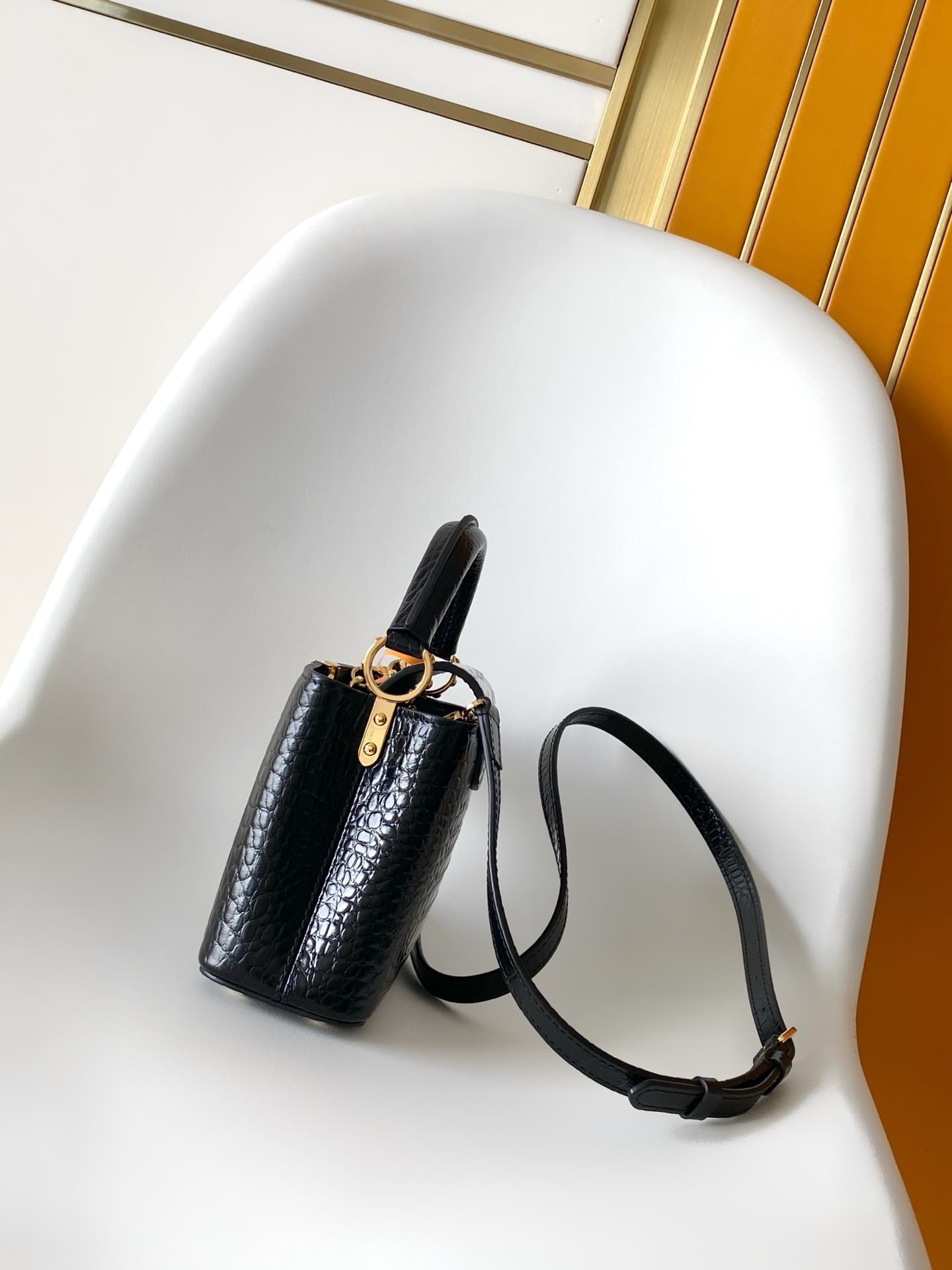 C5196 💰💰 Dynamic 163 – Premium original leather. Dynamic color variation: N96963: Jujube red crocodile; N90087: Black crocodile; N93691: Pure white crocodile. N99291: Himalayan; N83538: Ostrich; Jujube red; N89027 — image 2