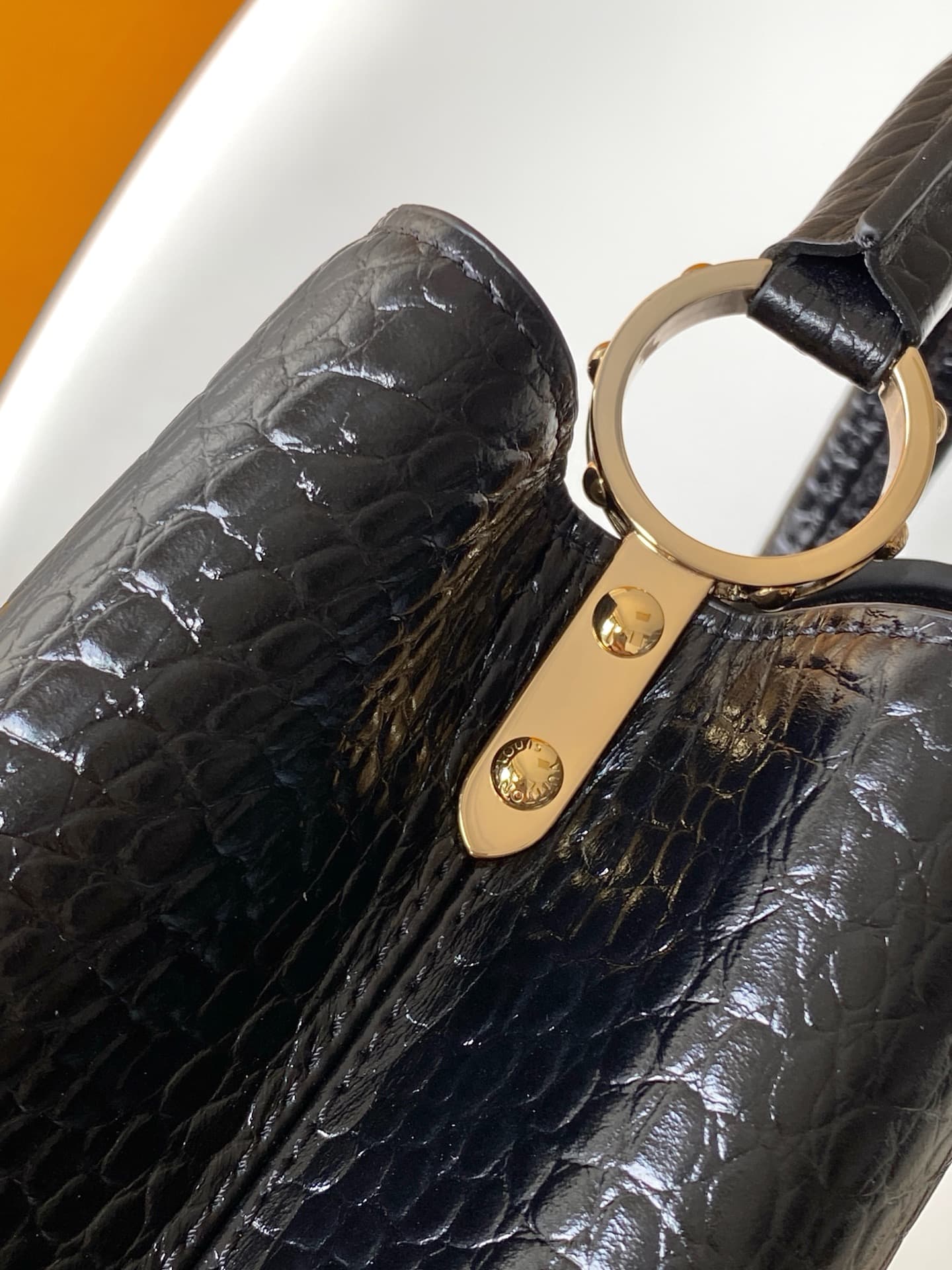C5195 💰💰 Dynamic 163 – Premium original leather. Dynamic color variation: N96963 (Jujube Red Crocodile), N90087 (Black Crocodile), N93691 (Pure White Crocodile). N99291 (Himalaya), N83538 (Ostrich, Jujube Red), N89027 — image 6