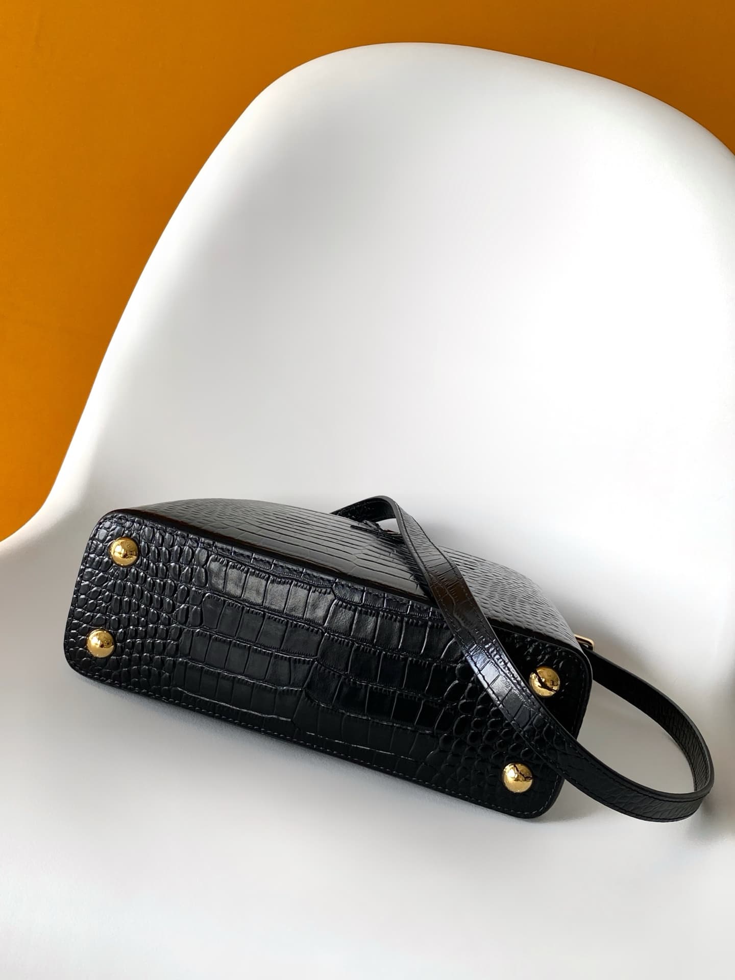 C5195 💰💰 Dynamic 163 – Premium original leather. Dynamic color variation: N96963 (Jujube Red Crocodile), N90087 (Black Crocodile), N93691 (Pure White Crocodile). N99291 (Himalaya), N83538 (Ostrich, Jujube Red), N89027 — image 4
