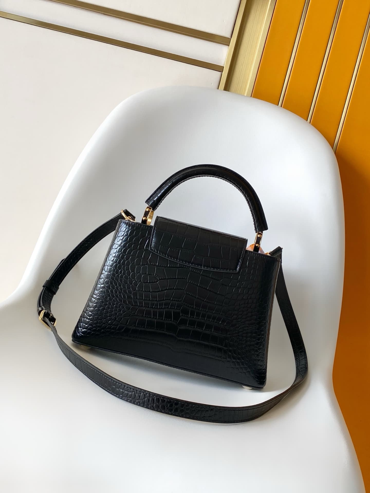 C5195 💰💰 Dynamic 163 – Premium original leather. Dynamic color variation: N96963 (Jujube Red Crocodile), N90087 (Black Crocodile), N93691 (Pure White Crocodile). N99291 (Himalaya), N83538 (Ostrich, Jujube Red), N89027 — image 3