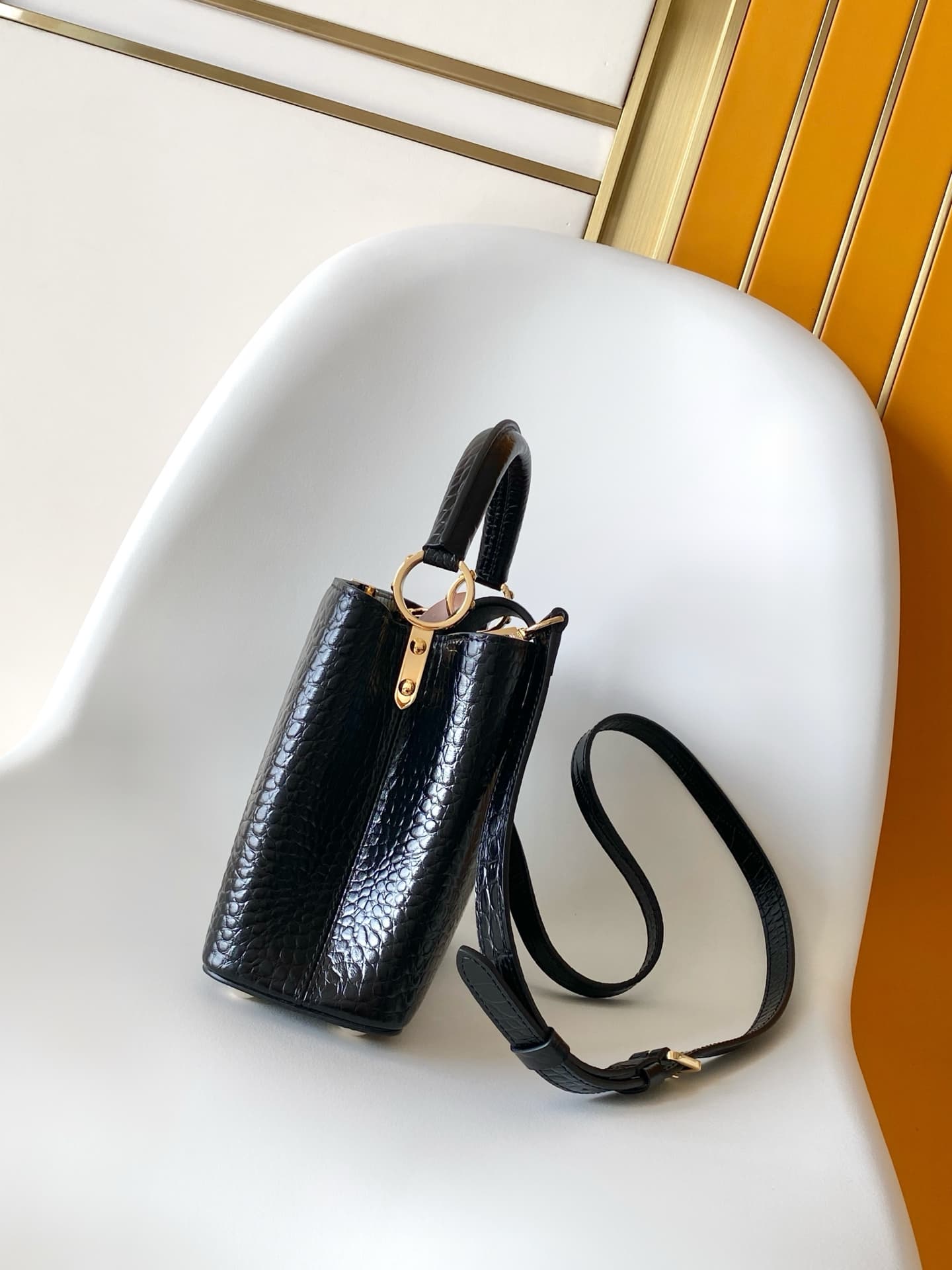 C5195 💰💰 Dynamic 163 – Premium original leather. Dynamic color variation: N96963 (Jujube Red Crocodile), N90087 (Black Crocodile), N93691 (Pure White Crocodile). N99291 (Himalaya), N83538 (Ostrich, Jujube Red), N89027 — image 2