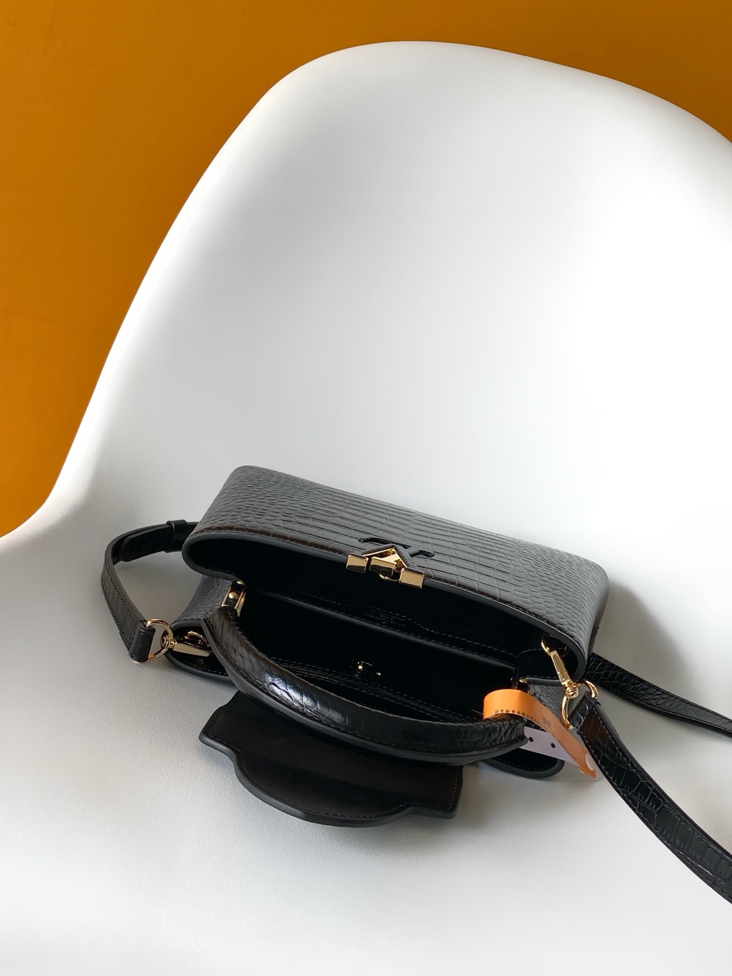 C5195 💰💰 Dynamic 163 – Premium original leather. Dynamic color variation: N96963 (Jujube Red Crocodile), N90087 (Black Crocodile), N93691 (Pure White Crocodile). N99291 (Himalaya), N83538 (Ostrich, Jujube Red), N89027 — image 8