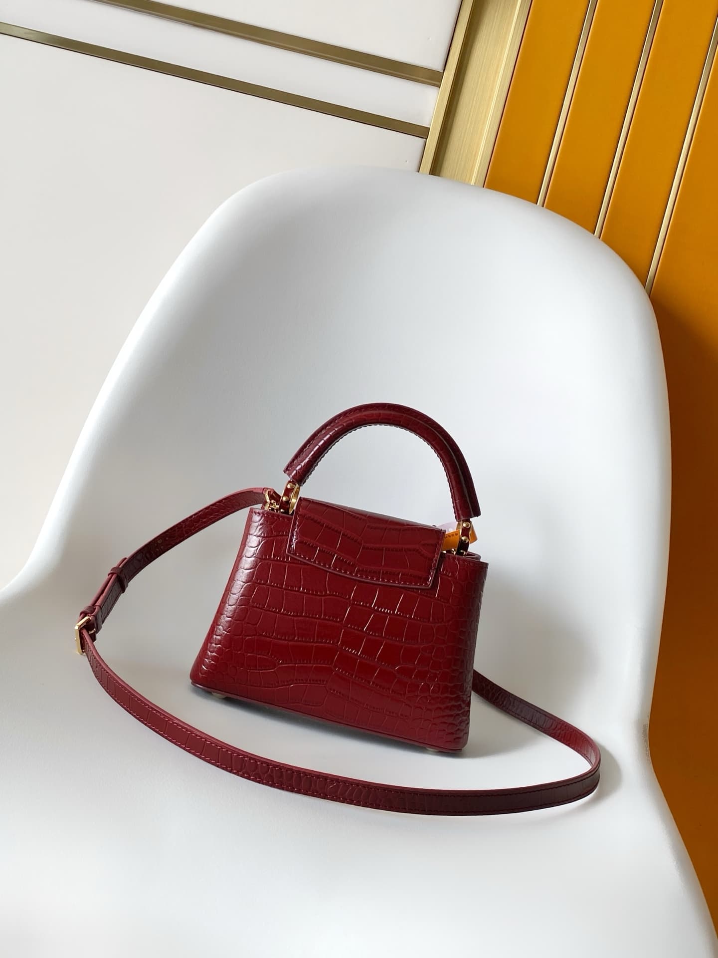 C5194 💰💰 Dynamic 163 – Premium original leather; dynamic color variation: N96963 (Jujube red crocodile), N90087 (black crocodile), N93691 (pure white crocodile). N99291: Himalayan; N83538: Ostrich; Jujube red; N89027 — image 3