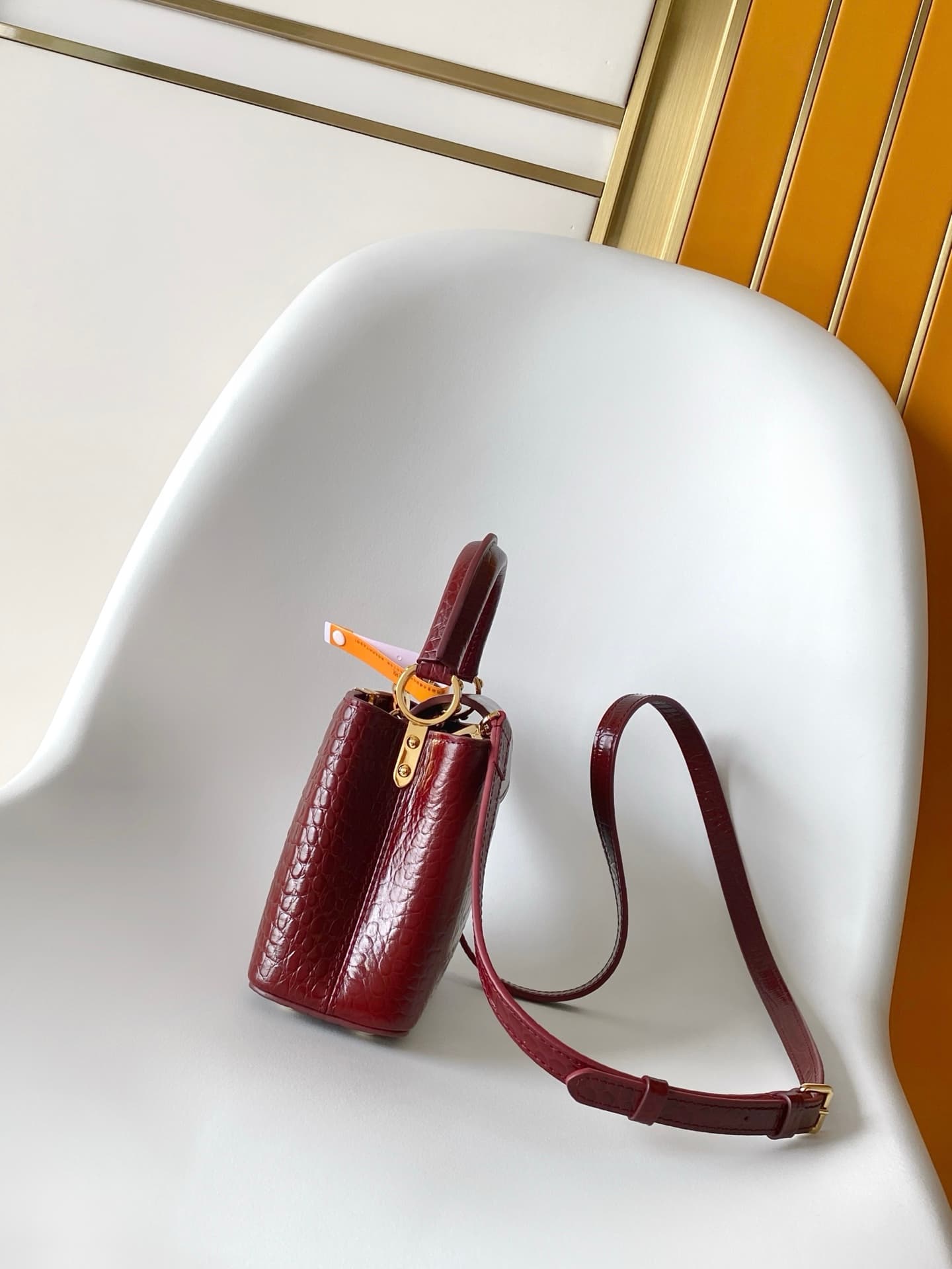 C5194 💰💰 Dynamic 163 – Premium original leather; dynamic color variation: N96963 (Jujube red crocodile), N90087 (black crocodile), N93691 (pure white crocodile). N99291: Himalayan; N83538: Ostrich; Jujube red; N89027 — image 2