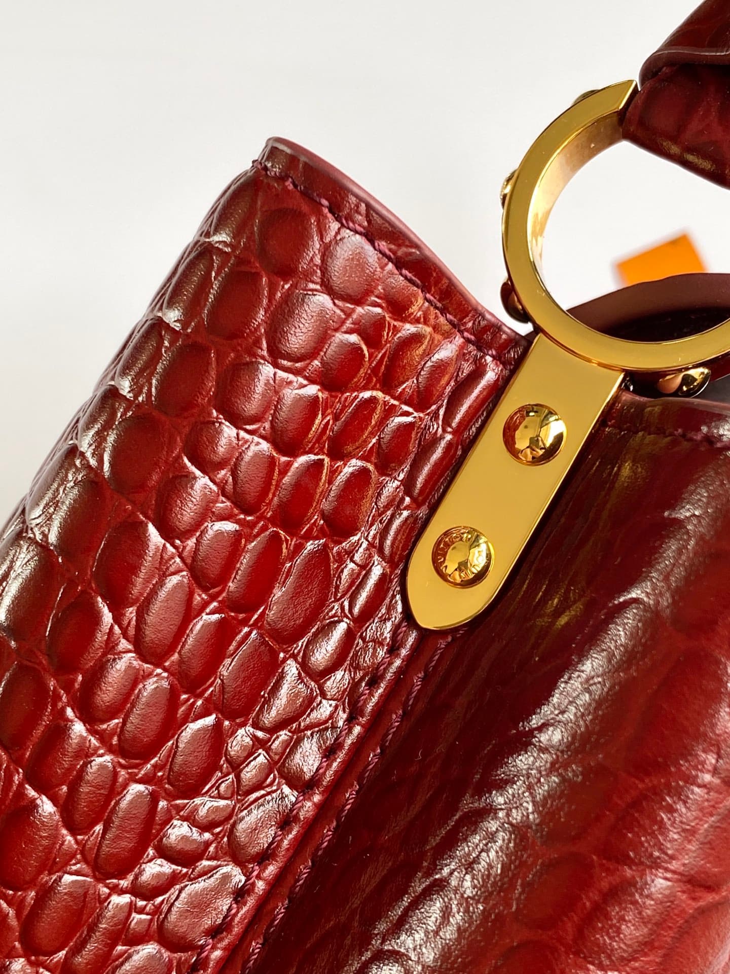 C5194 💰💰 Dynamic 163 – Premium original leather; dynamic color variation: N96963 (Jujube red crocodile), N90087 (black crocodile), N93691 (pure white crocodile). N99291: Himalayan; N83538: Ostrich; Jujube red; N89027 — image 6