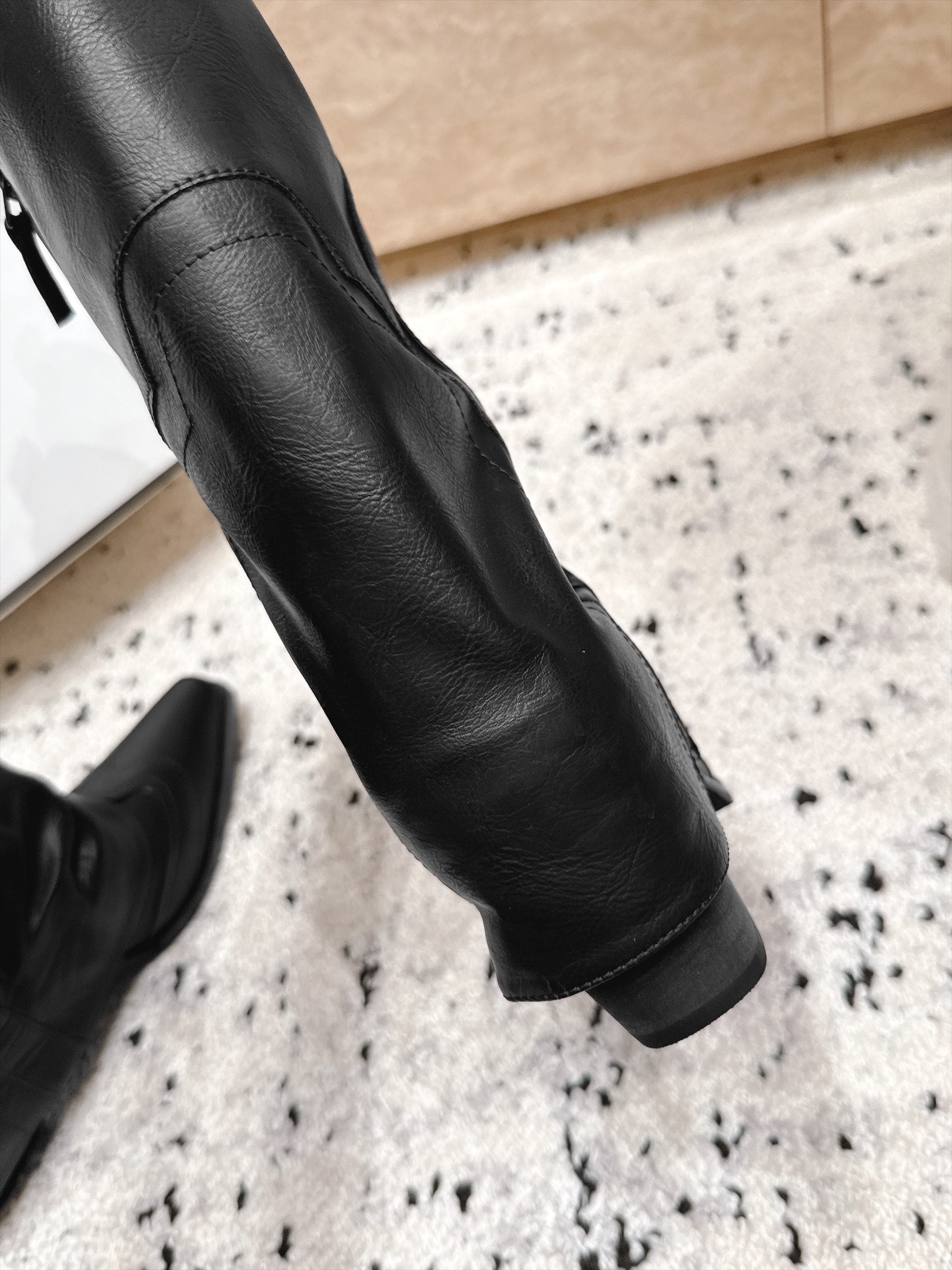 D8689 1couhe Niche trendy brand 26/vs Autumn new model boots series… Square-toe, thick-heeled pants boots — image 8