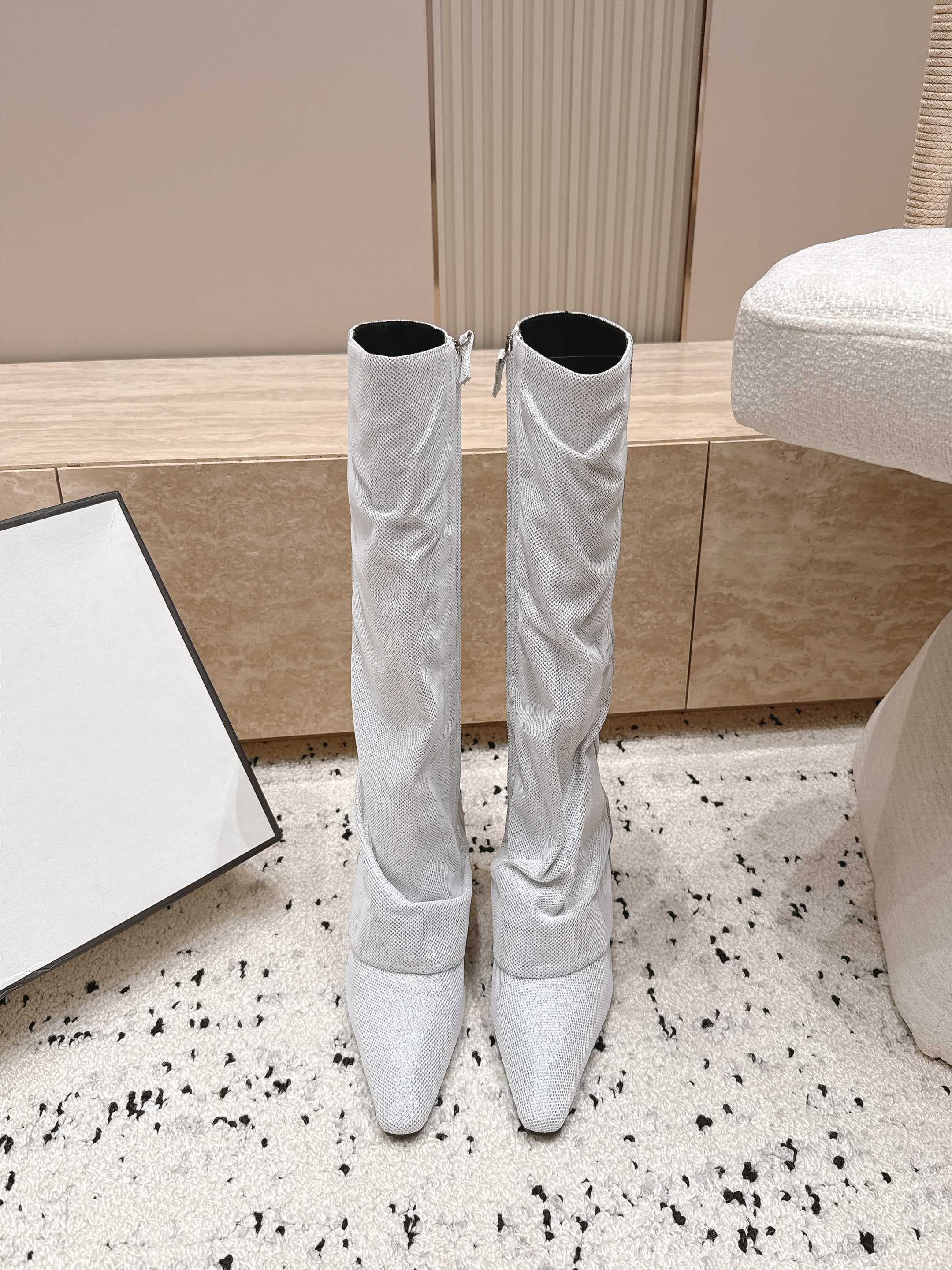 D8688 1couhe Niche trendy brand 26/vs Autumn new model popular boots series… Square toe, thick heel pants boots — image 2