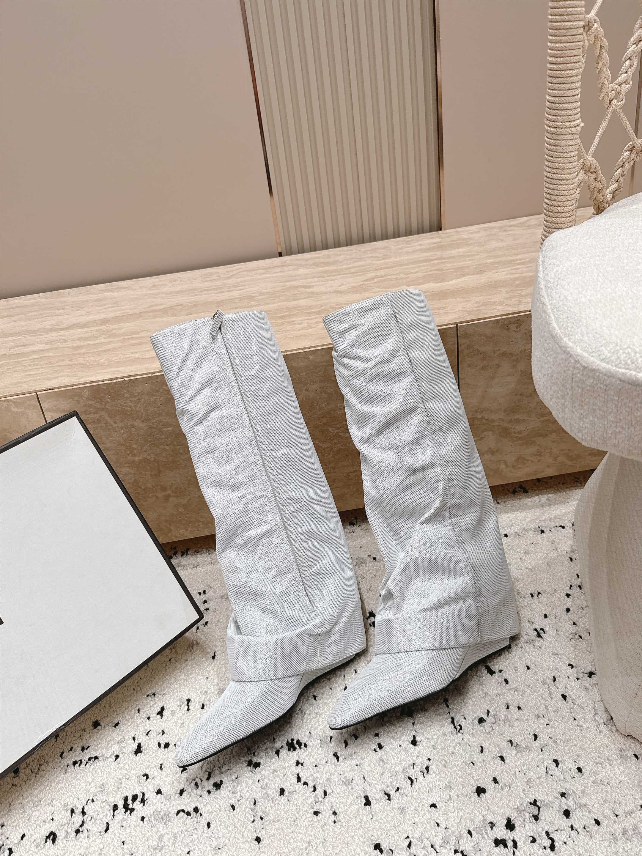 D8688 1couhe Niche trendy brand 26/vs Autumn new model popular boots series… Square toe, thick heel pants boots — image 4