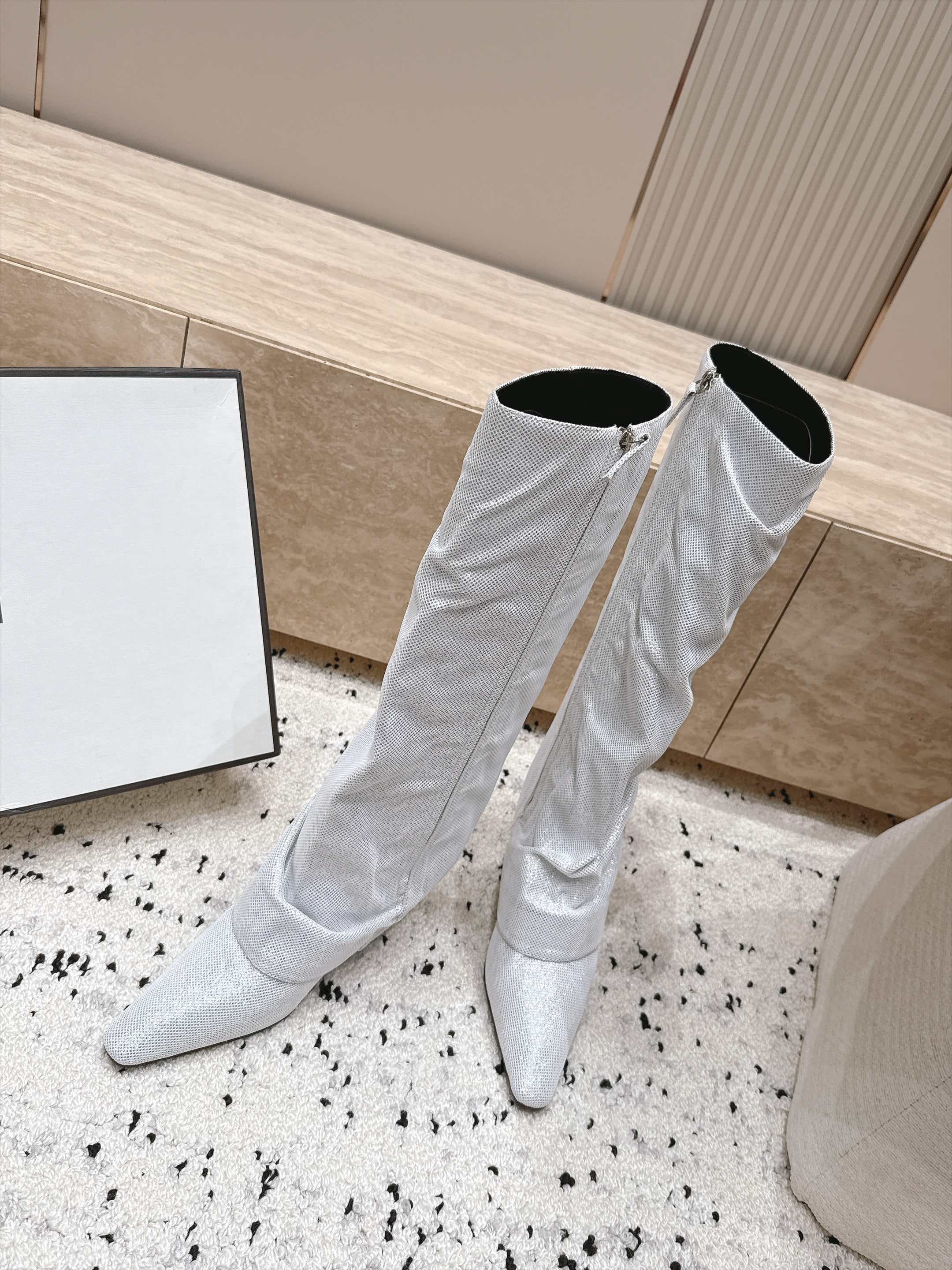 D8688 1couhe Niche trendy brand 26/vs Autumn new model popular boots series… Square toe, thick heel pants boots — image 3