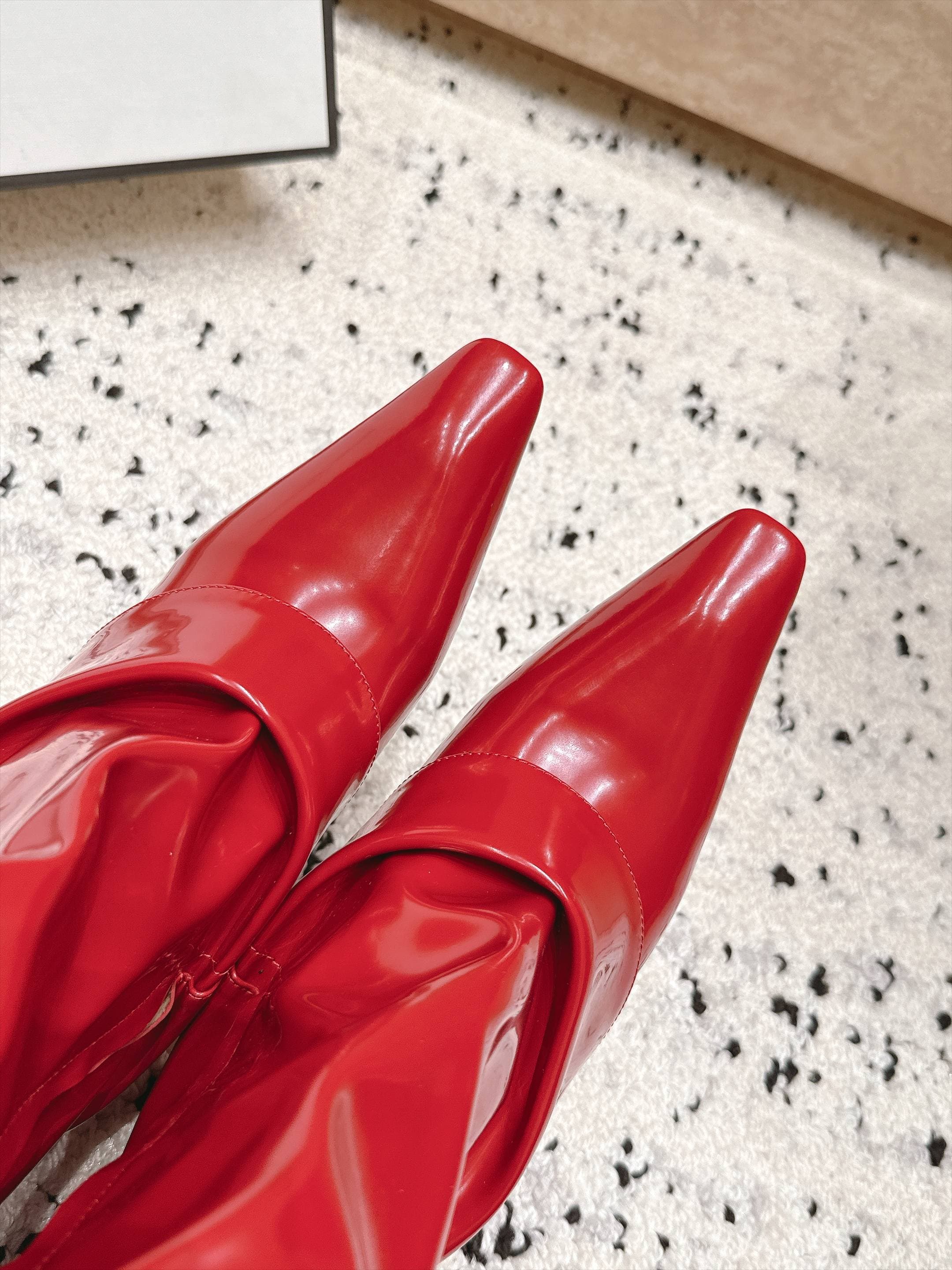 D8686 1couhe Niche trendy brand 26/vs Autumn new collection of popular boots… Square-toe, thick-heeled trouser boots — image 5