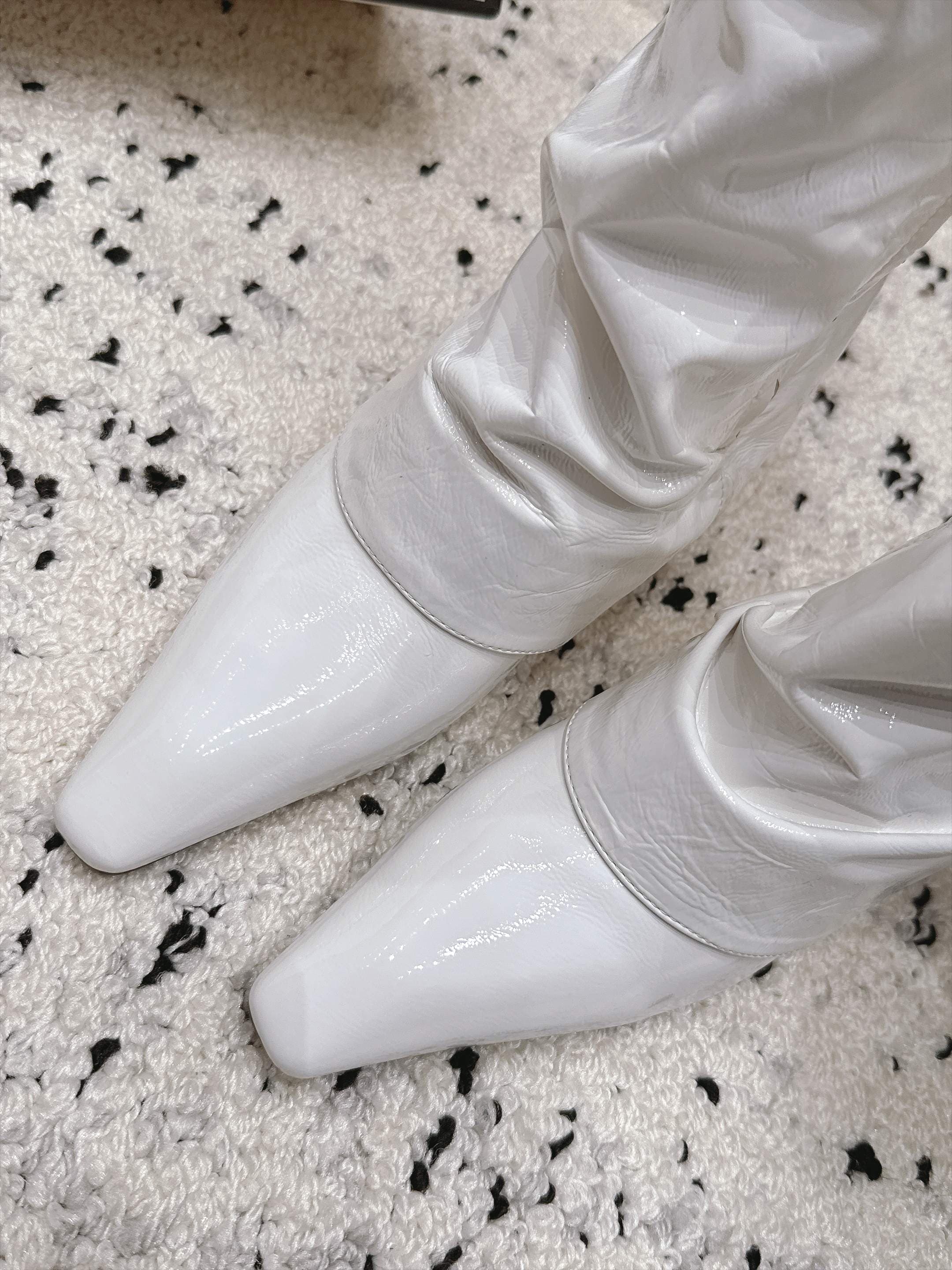 D8683 1couhe Niche trendy brand 26/vs Autumn new model shoes series… Square-toe, thick-heel pants boots — image 7