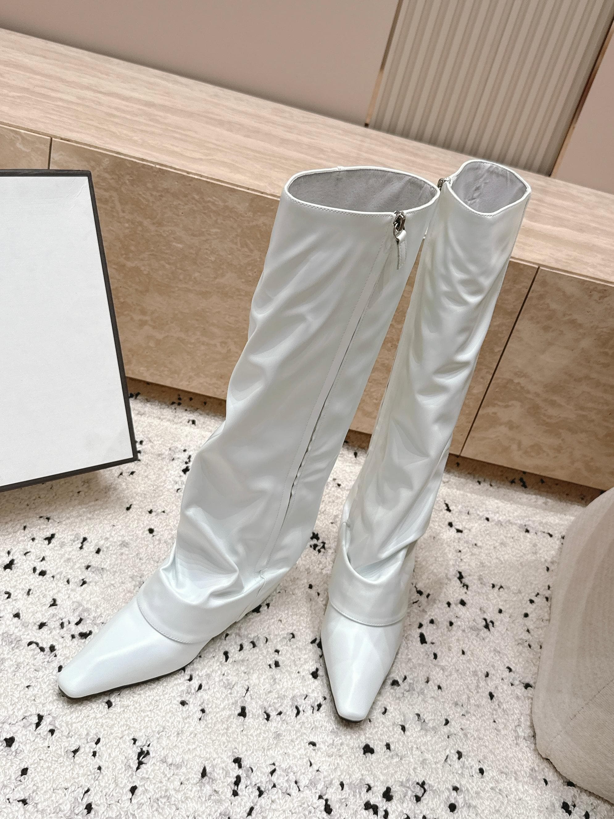 D8682 1couhe Niche trendy brand 26/vs Autumn new model boots series… Square-toe, thick-heeled pants boots — image 6