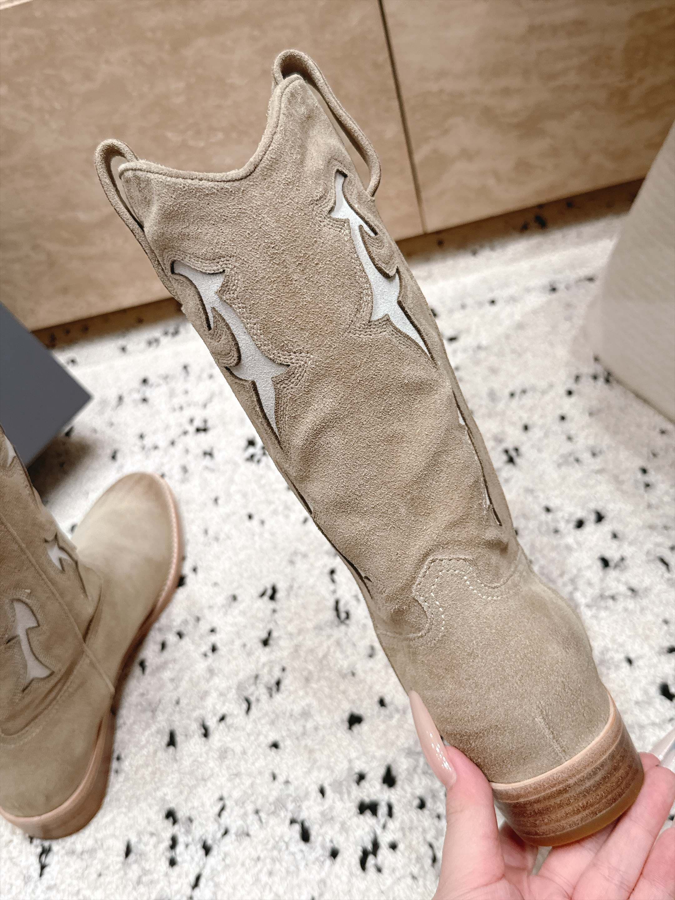 D8712 SARTORE～2026vs Vintage/retro boots for autumn and winter, high-top cowboy boots — image 4