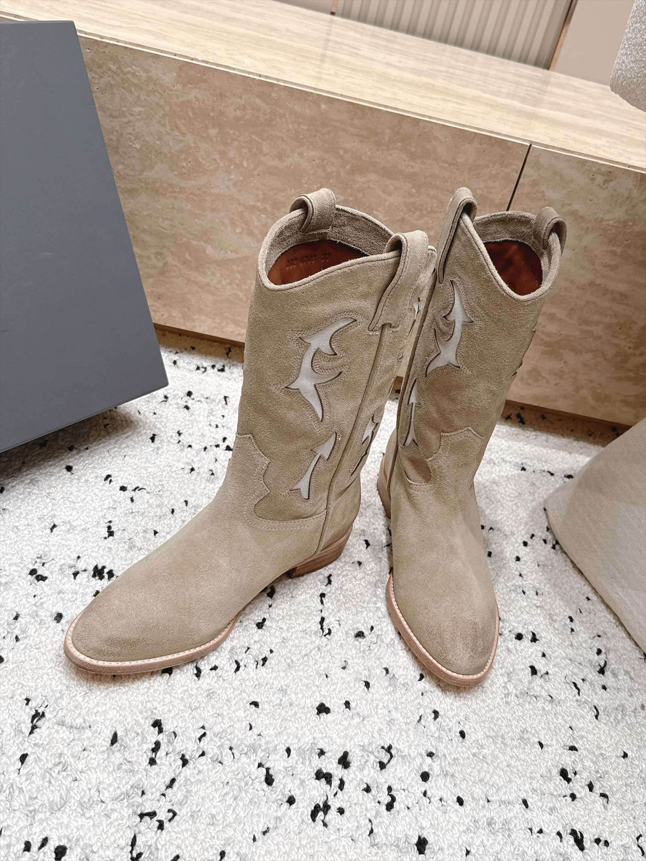 D8712 SARTORE～2026vs Vintage/retro boots for autumn and winter, high-top cowboy boots — image 3