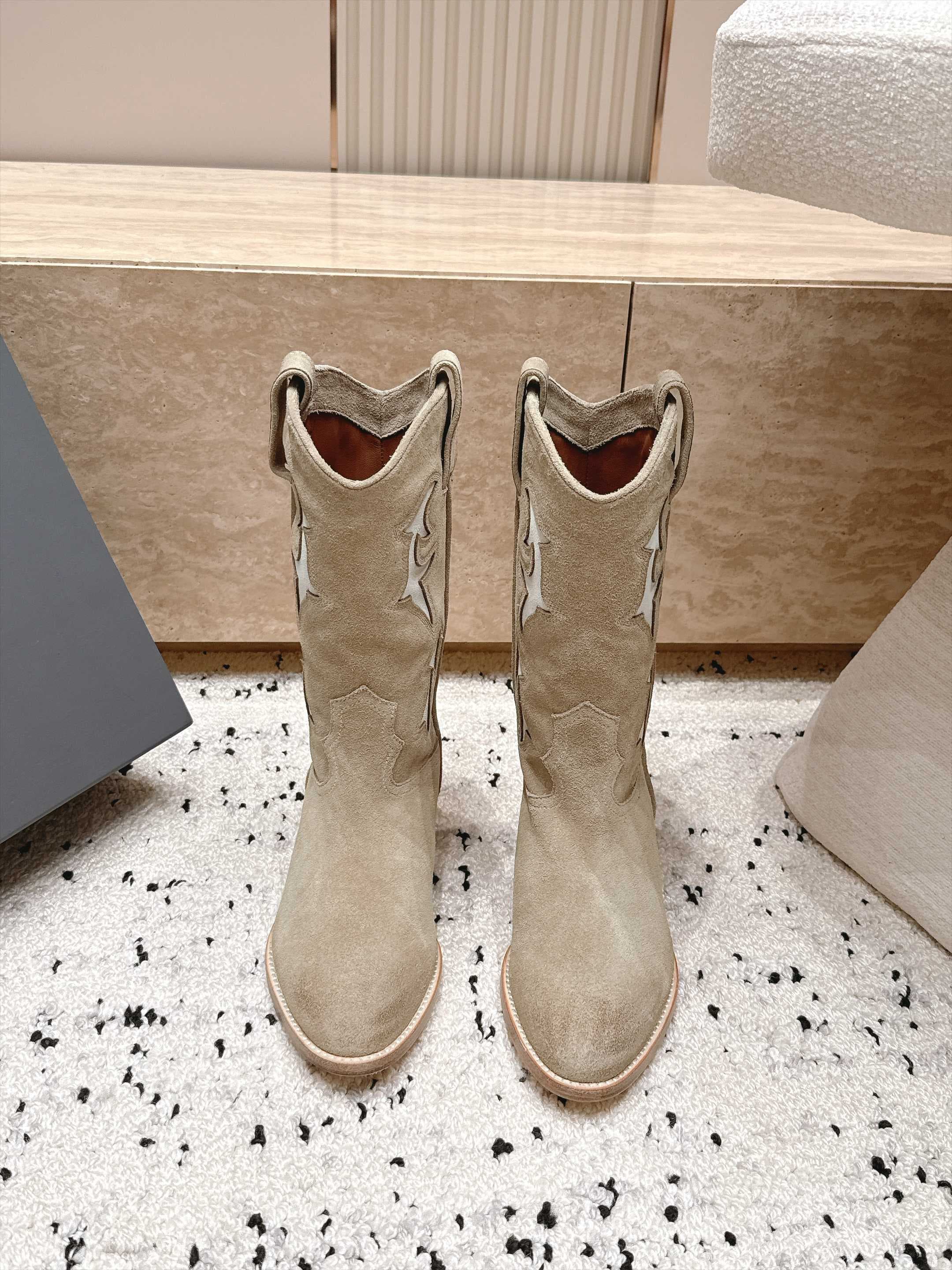 D8712 SARTORE～2026vs Vintage/retro boots for autumn and winter, high-top cowboy boots — image 2