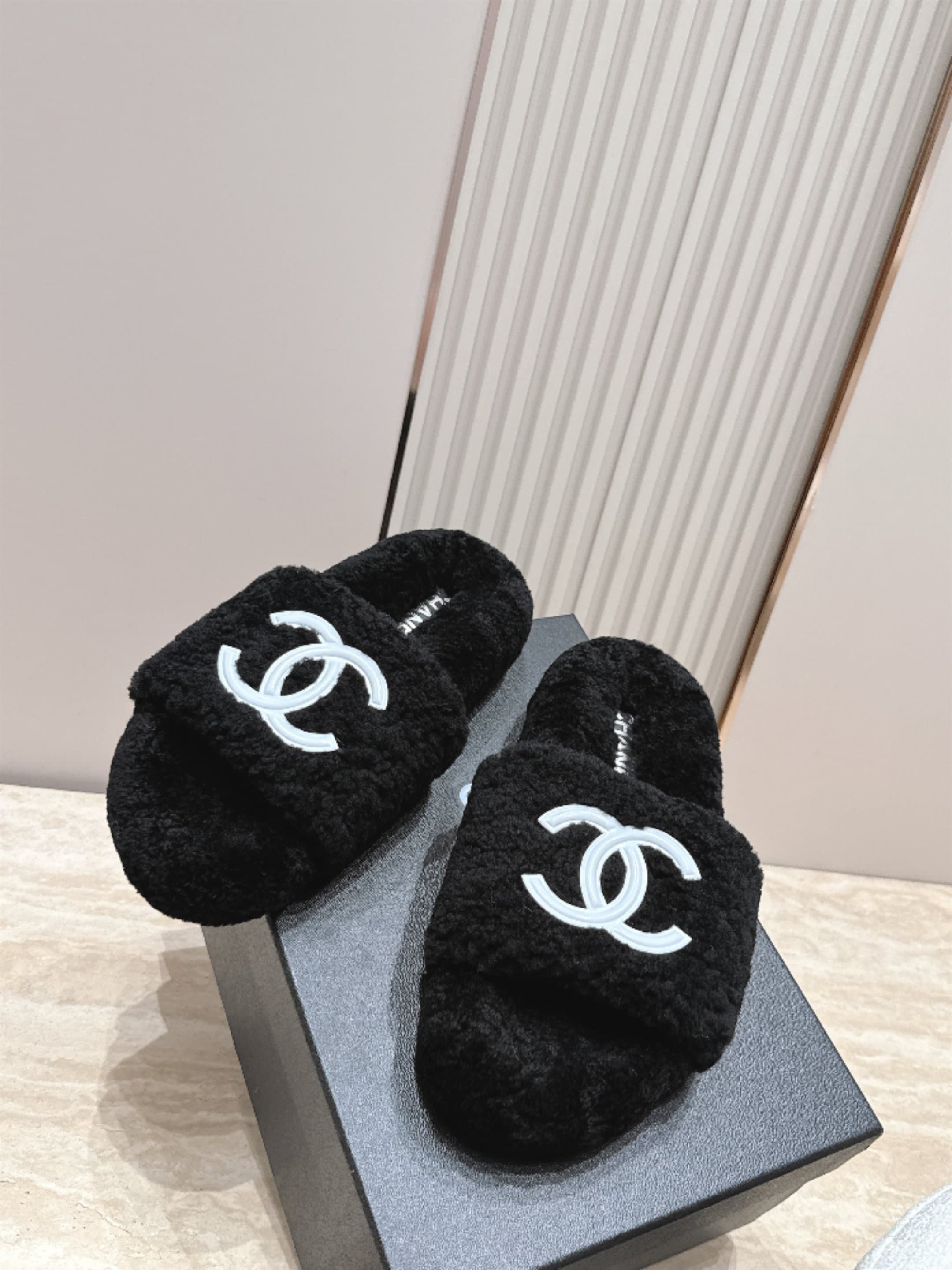 D3774 Chanel New Model Fur Slippers! — image 5