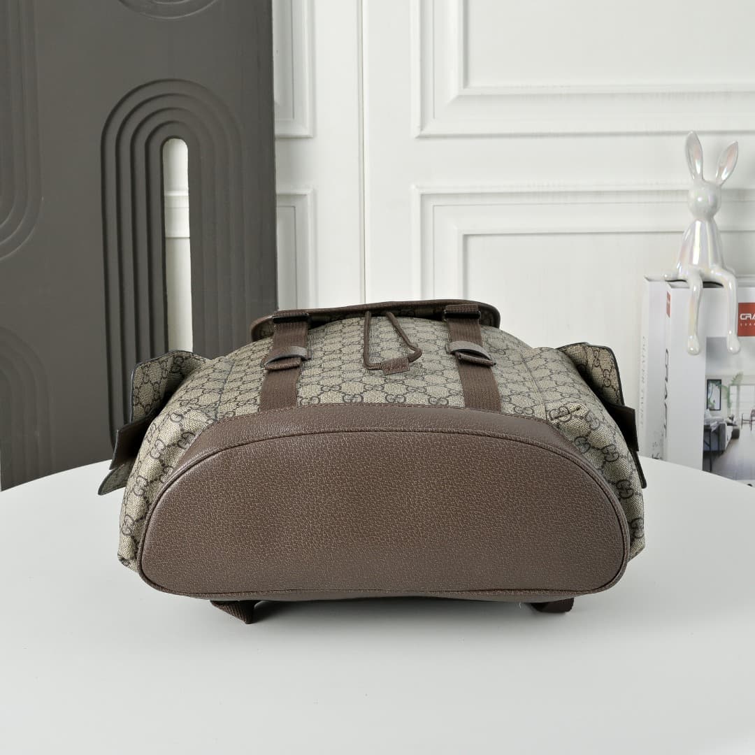C3886 [Exclusive Background] Real-life photos, original upgraded version 🔥 Ophidia collection large shoulder bag. This collection combines craftsmanship with a classic silhouette and new features. It is made from soft-textured fabric. The bag features a G — image 4