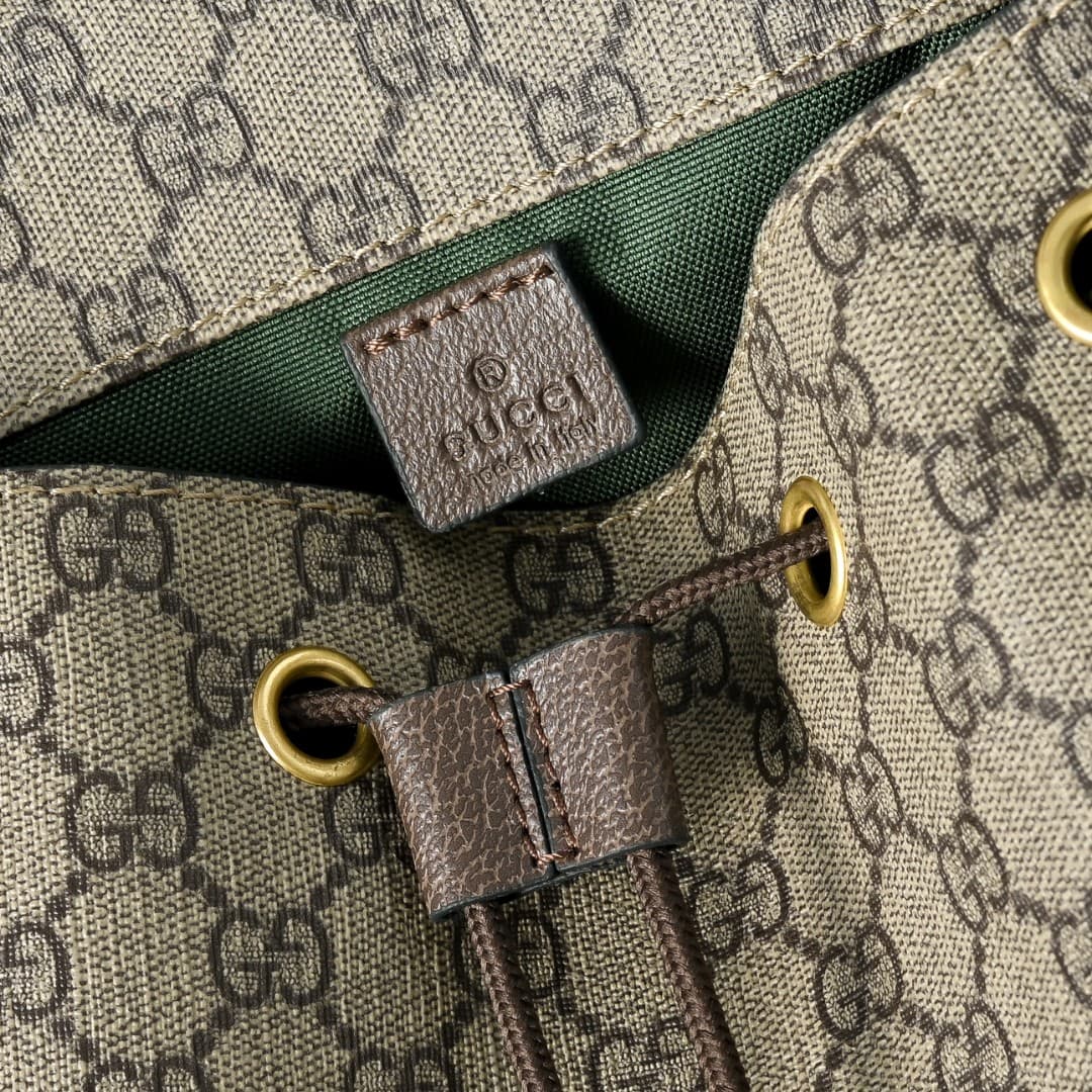 C3886 [Exclusive Background] Real-life photos, original upgraded version 🔥 Ophidia collection large shoulder bag. This collection combines craftsmanship with a classic silhouette and new features. It is made from soft-textured fabric. The bag features a G — image 8