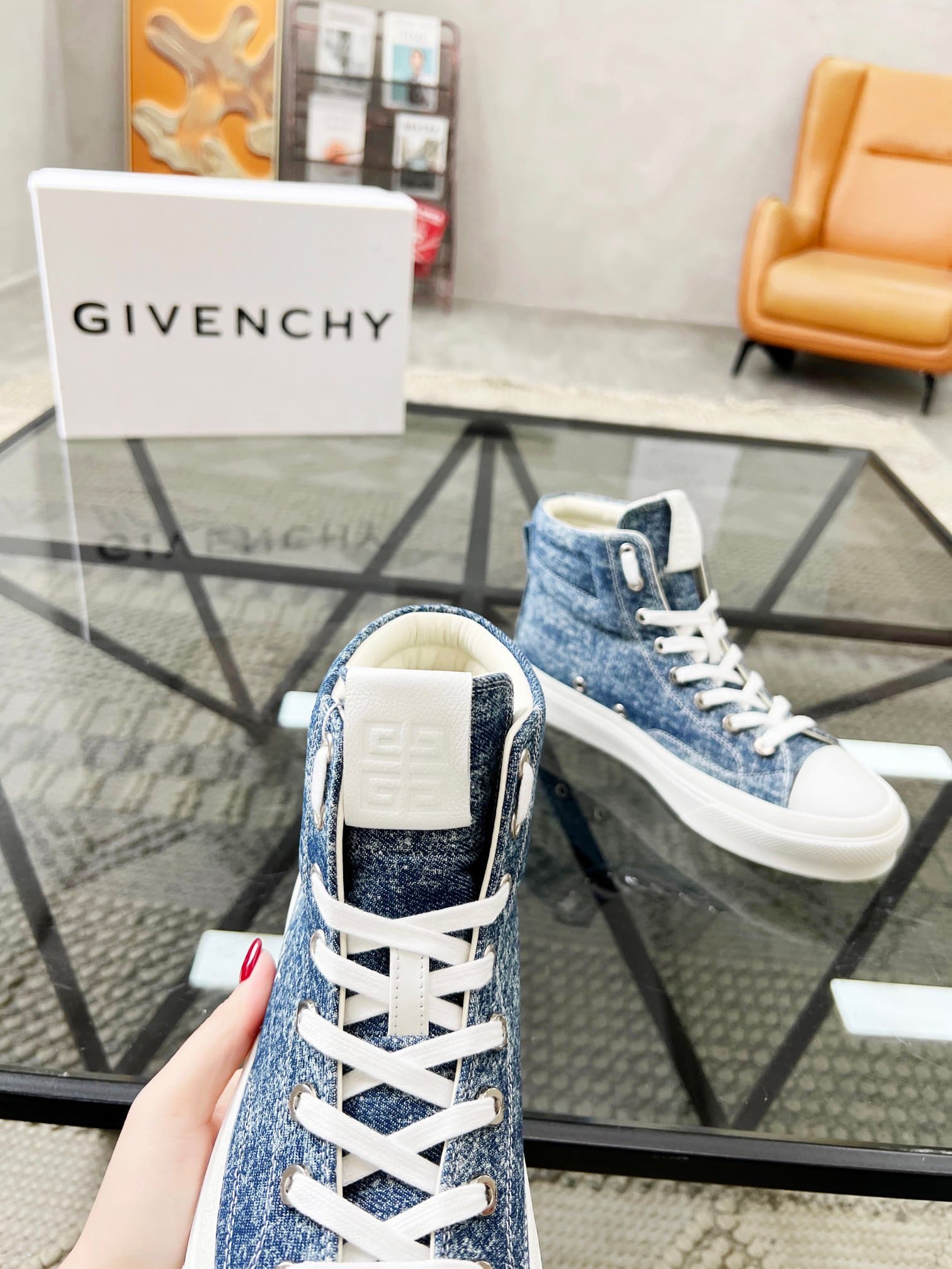 D3 real 💰  J  🔍 Top purchasing agents 🇮🇹 Ji Pao Street Couple 👫 New high top boots are coming, a super popular sports hot item in the counter. The original factory is equipped with Italian imported cowhide and fabric, with a classic appearance and a new s — image 7