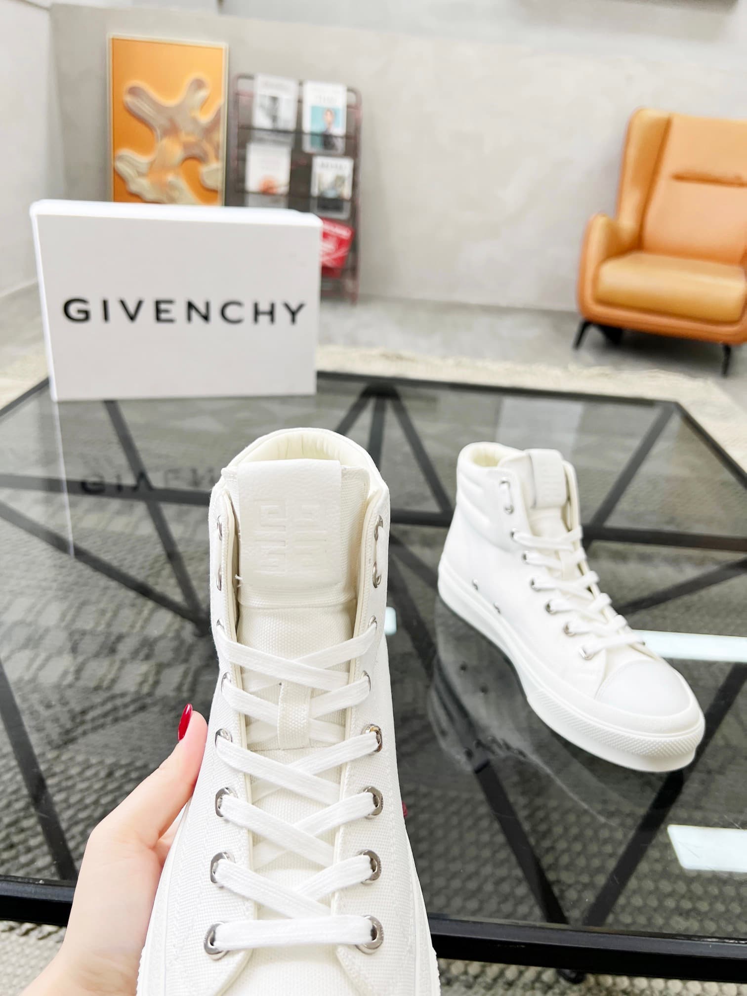 D5 real 💰  J  🔍 Top purchasing agents 🇮🇹 Ji Pao Street Couple 👫 New high top boots are coming, a super popular sports hot item in the counter. The original factory is equipped with Italian imported cowhide and fabric, with a classic appearance and a new s — image 7