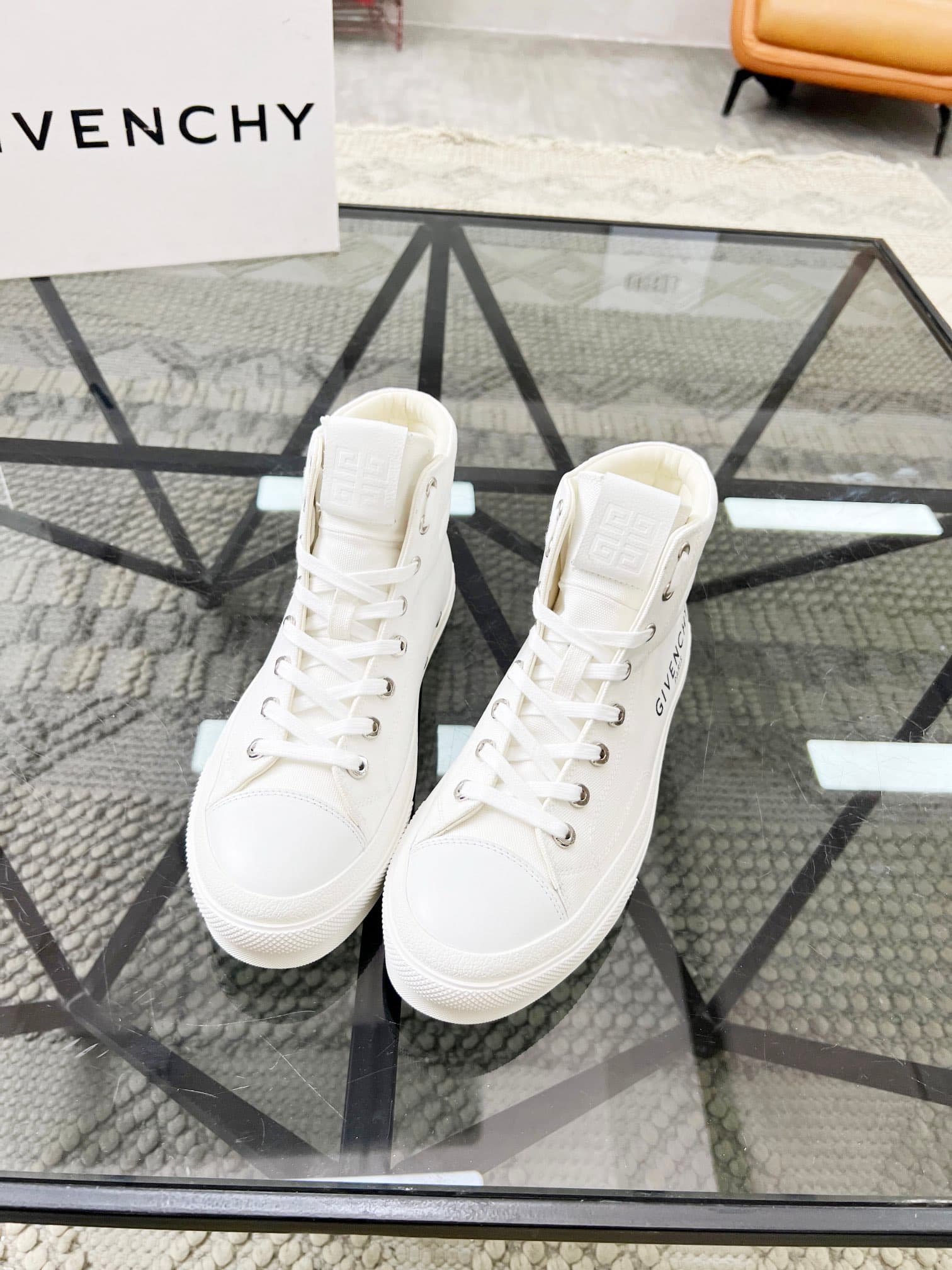 D5 real 💰  J  🔍 Top purchasing agents 🇮🇹 Ji Pao Street Couple 👫 New high top boots are coming, a super popular sports hot item in the counter. The original factory is equipped with Italian imported cowhide and fabric, with a classic appearance and a new s — image 3