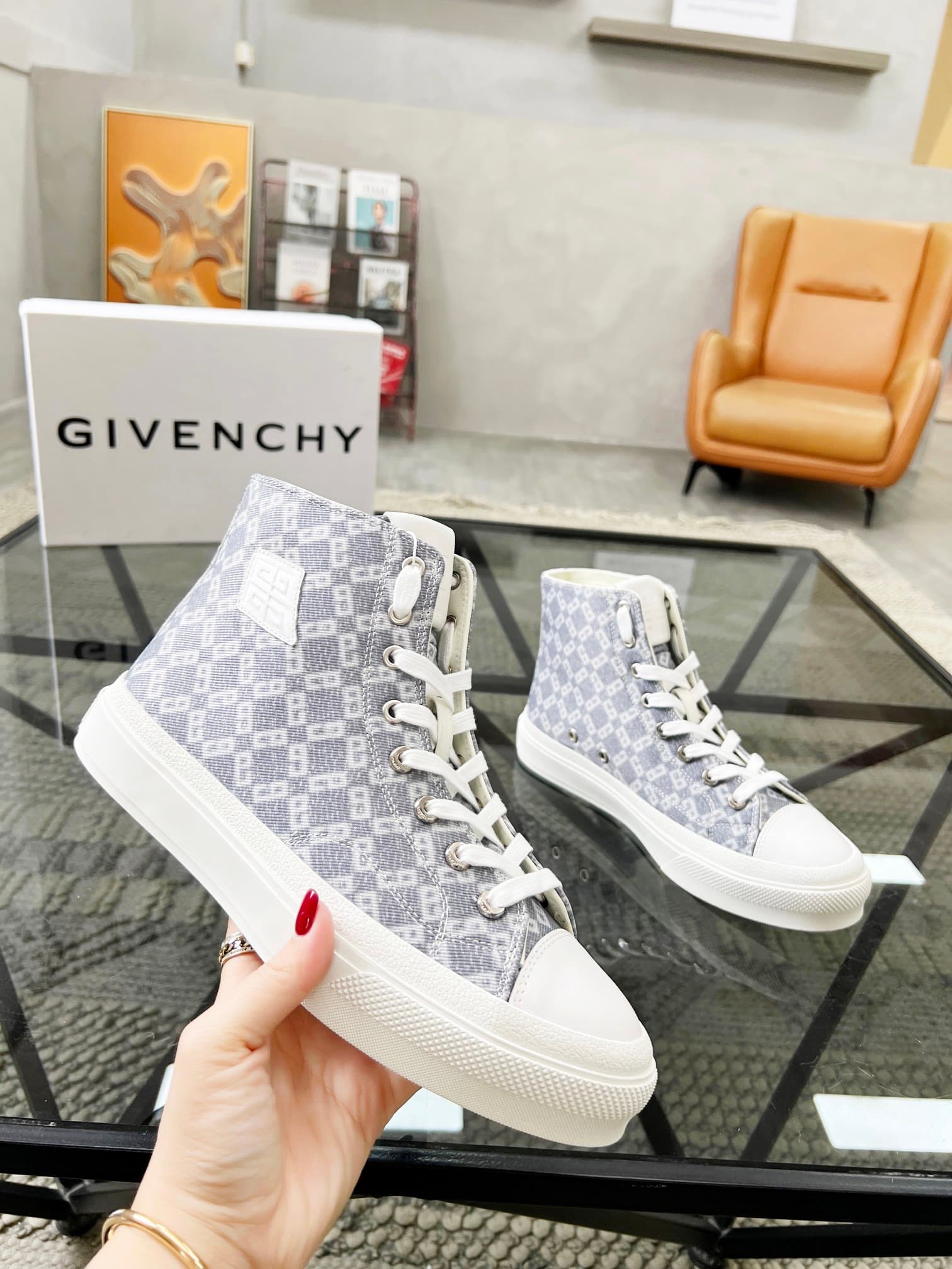 D7 real 💰  J  🔍 Top purchasing agents 🇮🇹 Ji Pao Street Couple 👫 New high top boots are coming, a super popular sports hot item in the counter. The original factory is equipped with Italian imported cowhide and fabric, with a classic appearance and a new s — image 5