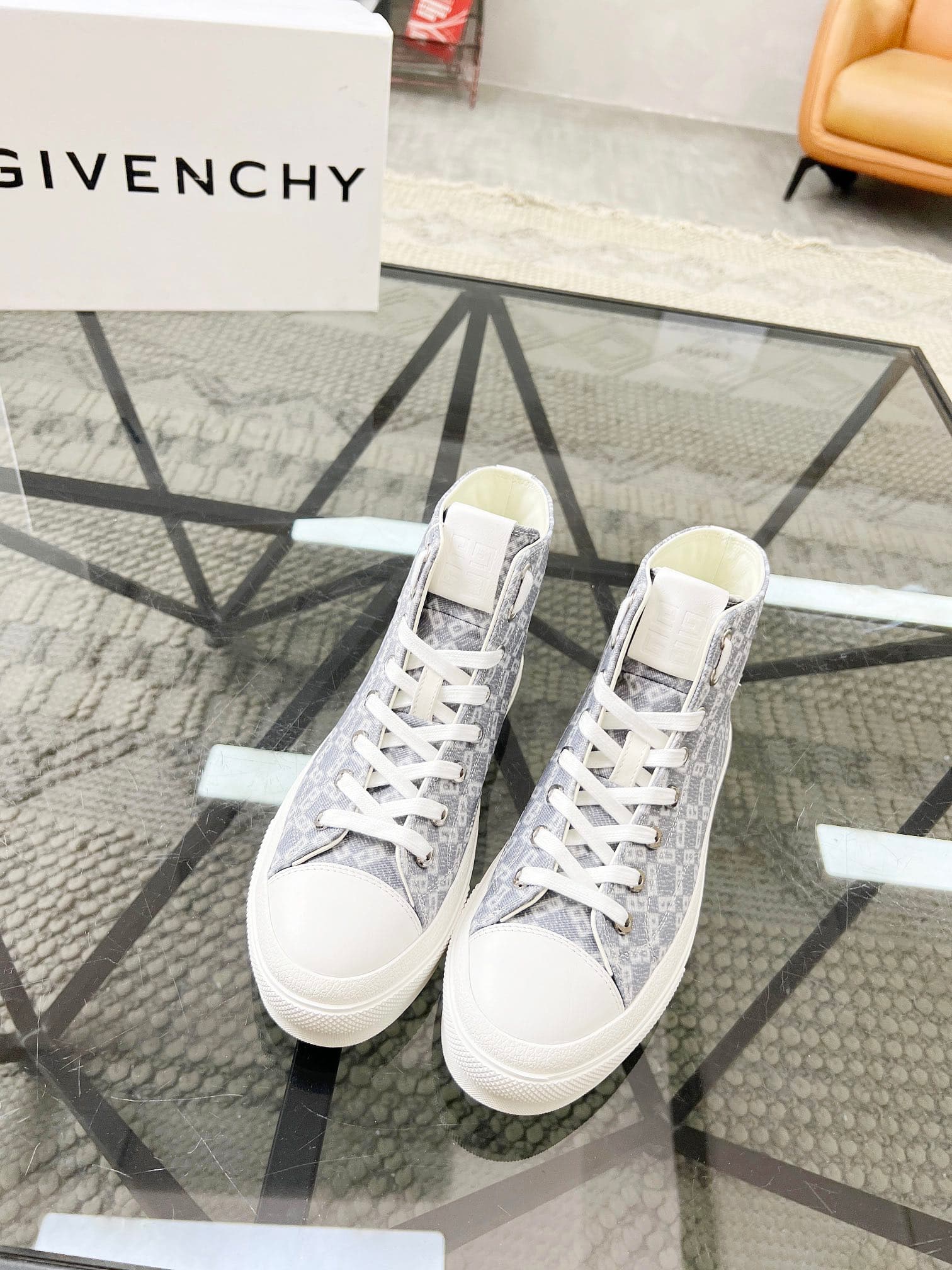 D7 real 💰  J  🔍 Top purchasing agents 🇮🇹 Ji Pao Street Couple 👫 New high top boots are coming, a super popular sports hot item in the counter. The original factory is equipped with Italian imported cowhide and fabric, with a classic appearance and a new s — image 3