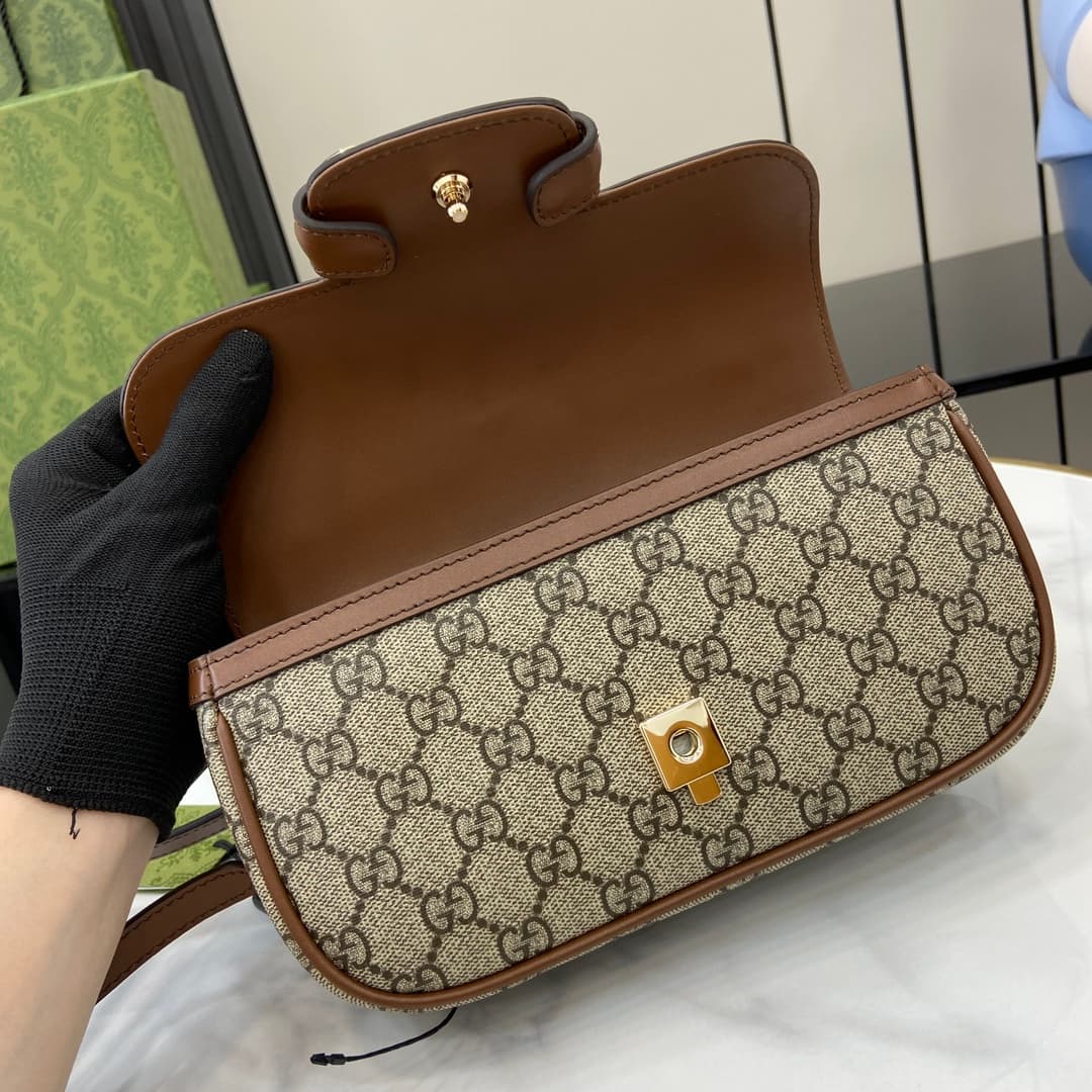 C4029 💎460💎💕[New Arrival] Gucci Horsebit 1955 collection/series small handbag — image 7