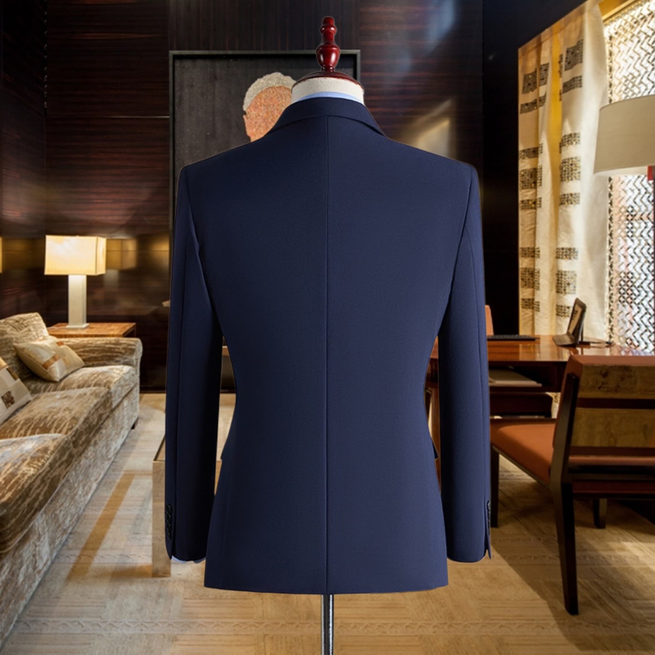 C17919 Ideal for business occasions! Essential formal attire for business meetings and interviews! Wedding dresses! Recommended by stores! Top-selling items! 🔥 [YSL] High-end suit sets, identical to those on the official website. Three-piece suits, new de — image 5