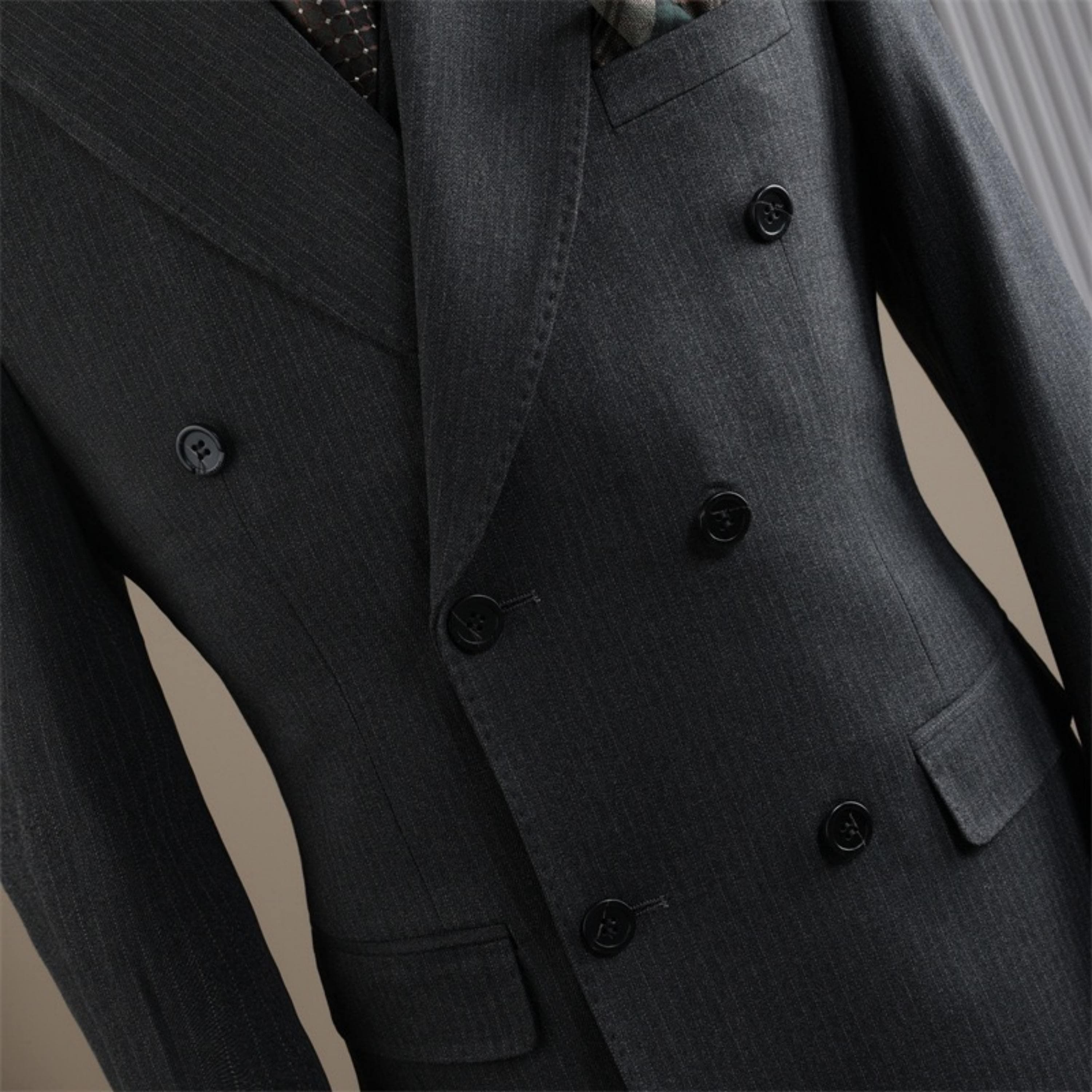 C17923 The preferred choice for business occasions! Essential formal attire for business negotiations and interviews! Wedding dresses! Highly recommended by stores! Top-selling items! 🔥 [YSL] High-end suit sets, identical to those on the official website. — image 6