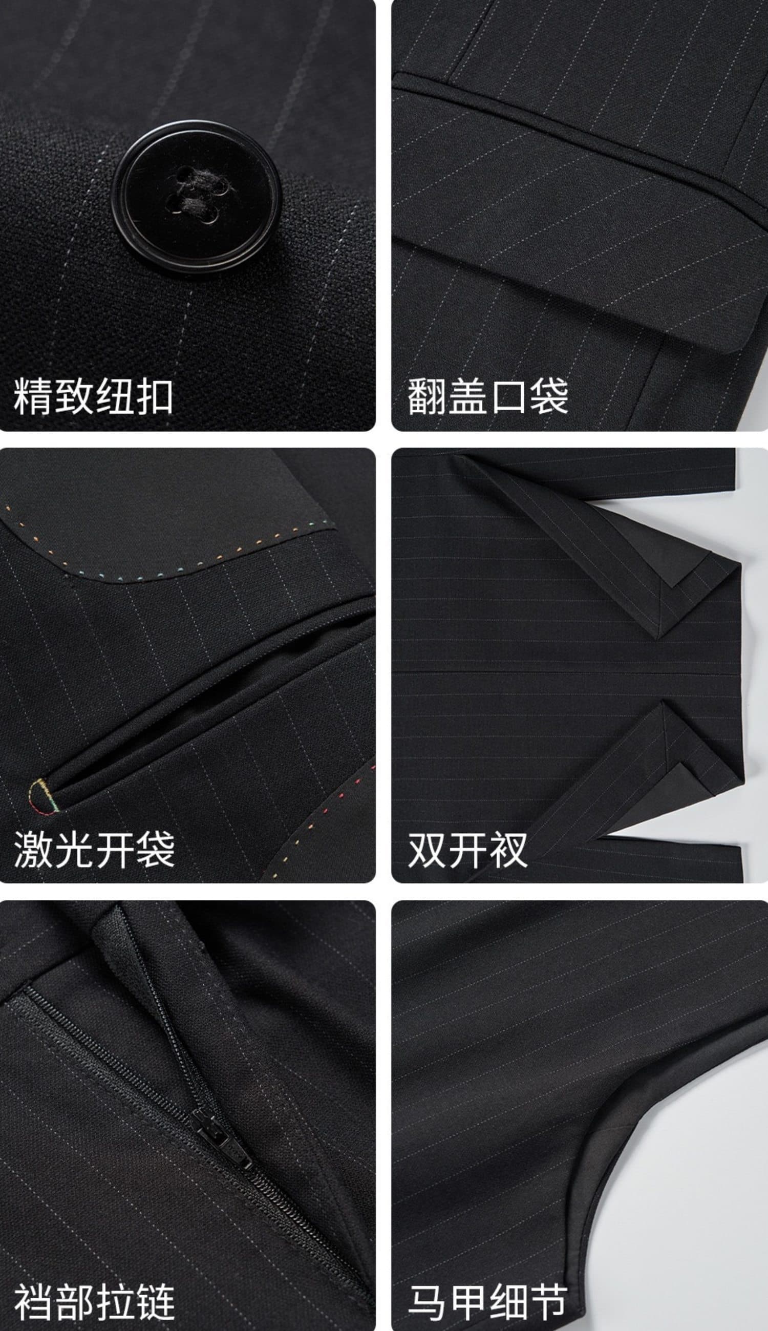 C17920 The perfect choice for business occasions! Essential formal attire for business negotiations and interviews! Wedding dresses! Highly recommended by stores! Top-selling products! 🔥 [YSL] High-end suit sets, identical to those on the official website — image 8