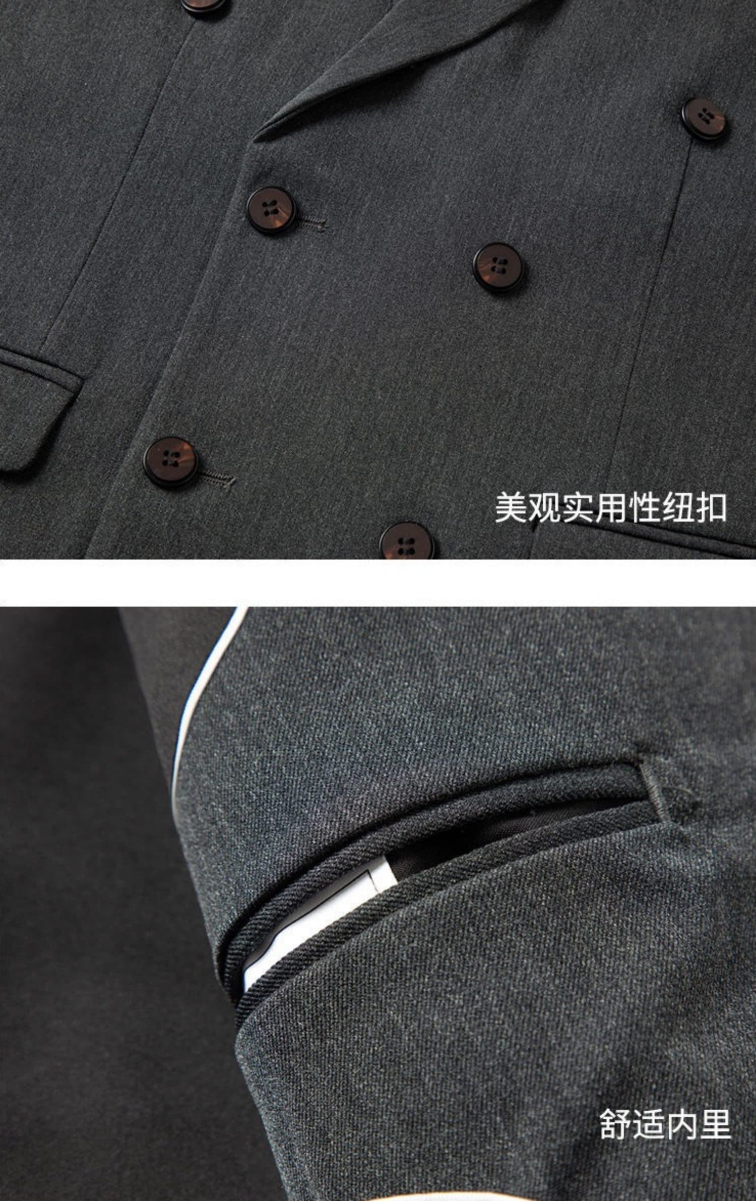 C17983 The perfect choice for business occasions! Essential formal attire for business negotiations and interviews! Wedding dresses! Recommended by stores! Top-selling items! 🔥 [Louis Vuitton LV] High-end suit sets, identical to those on the official webs — image 5