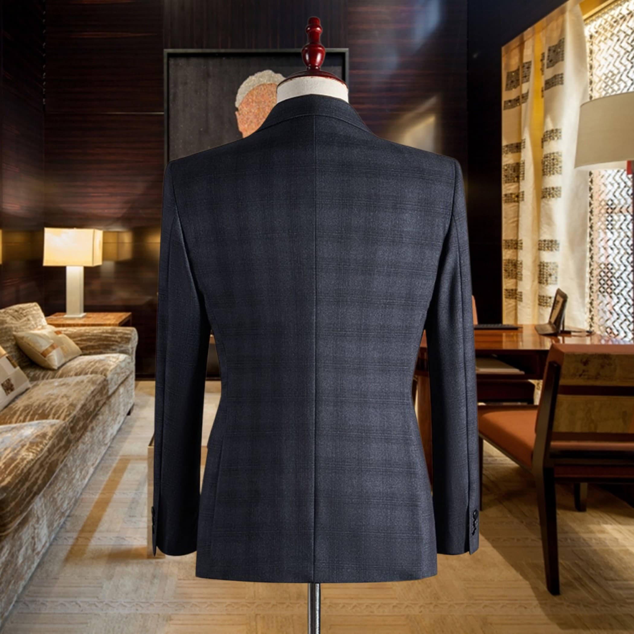 C17980 Ideal for business use! Essential formal attire for business negotiations and interviews! Wedding dresses! Highly recommended by stores! Top-selling items! 🔥 [Louis Vuitton LV] High-end suit sets, identical to those on the official website. Three-p — image 5
