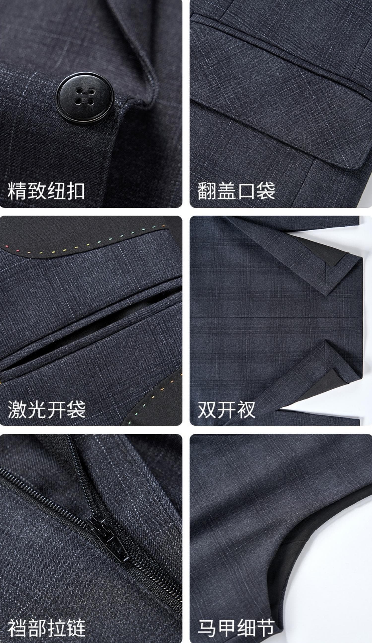 C17980 Ideal for business use! Essential formal attire for business negotiations and interviews! Wedding dresses! Highly recommended by stores! Top-selling items! 🔥 [Louis Vuitton LV] High-end suit sets, identical to those on the official website. Three-p — image 8