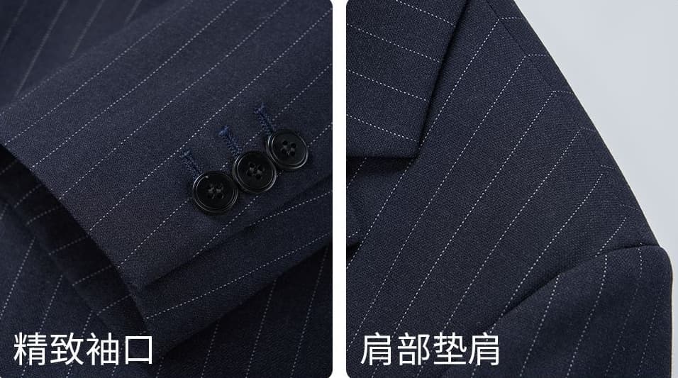 C17978 Ideal for business use! Essential formal attire for business negotiations and interviews! Wedding dresses! Recommended by stores! Top-selling products! 🔥 [Louis Vuitton LV] High-end suit sets, identical to those on the official website. Three-piece — image 7