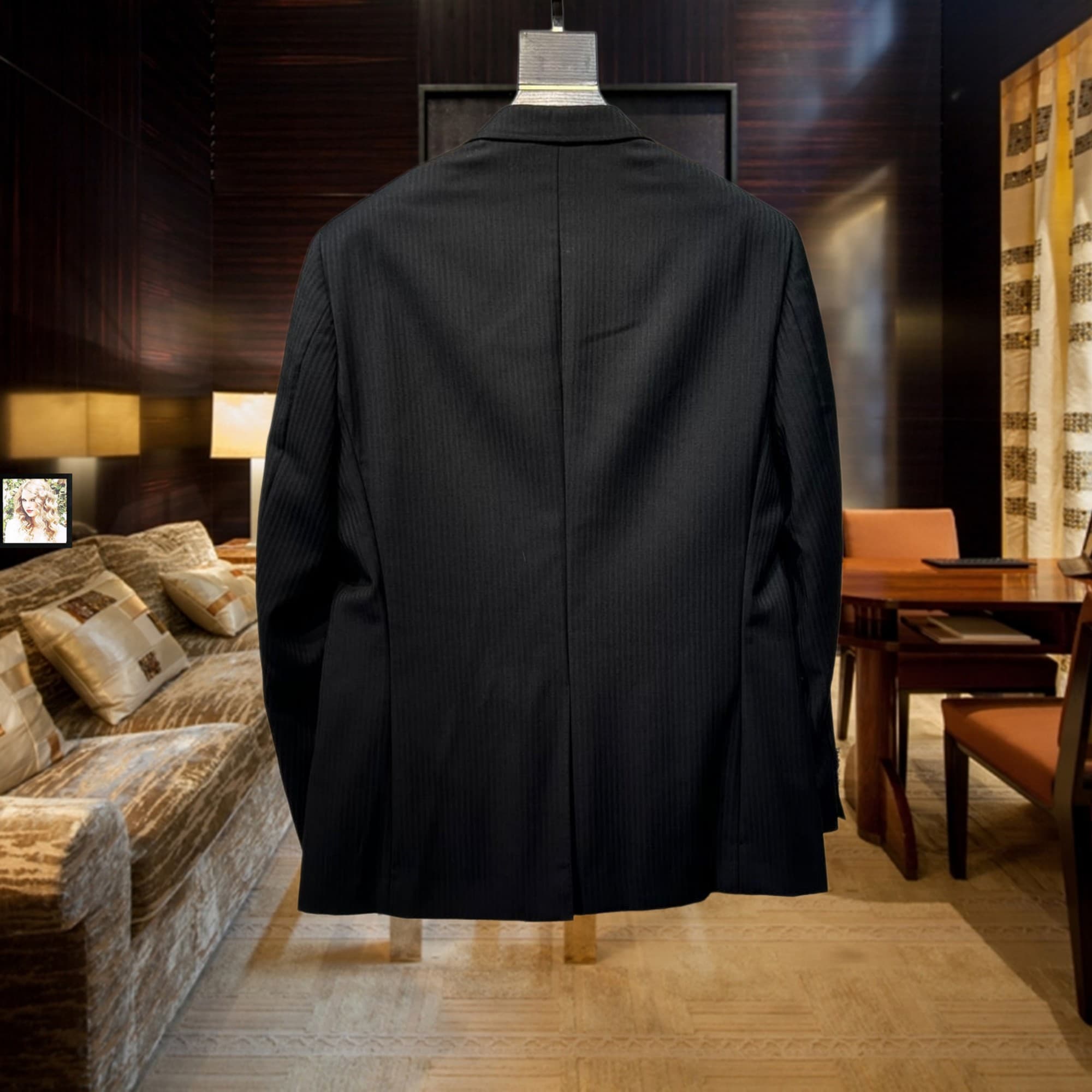 C17988 Single suit jacket, top-quality wool fabric. Fabric composition: 100% wool. Highly recommended by the store! A must-have item! 🔥 [Prada] Original high-end suit set, identical to the products on the official website. New models from fashion shows an — image 2
