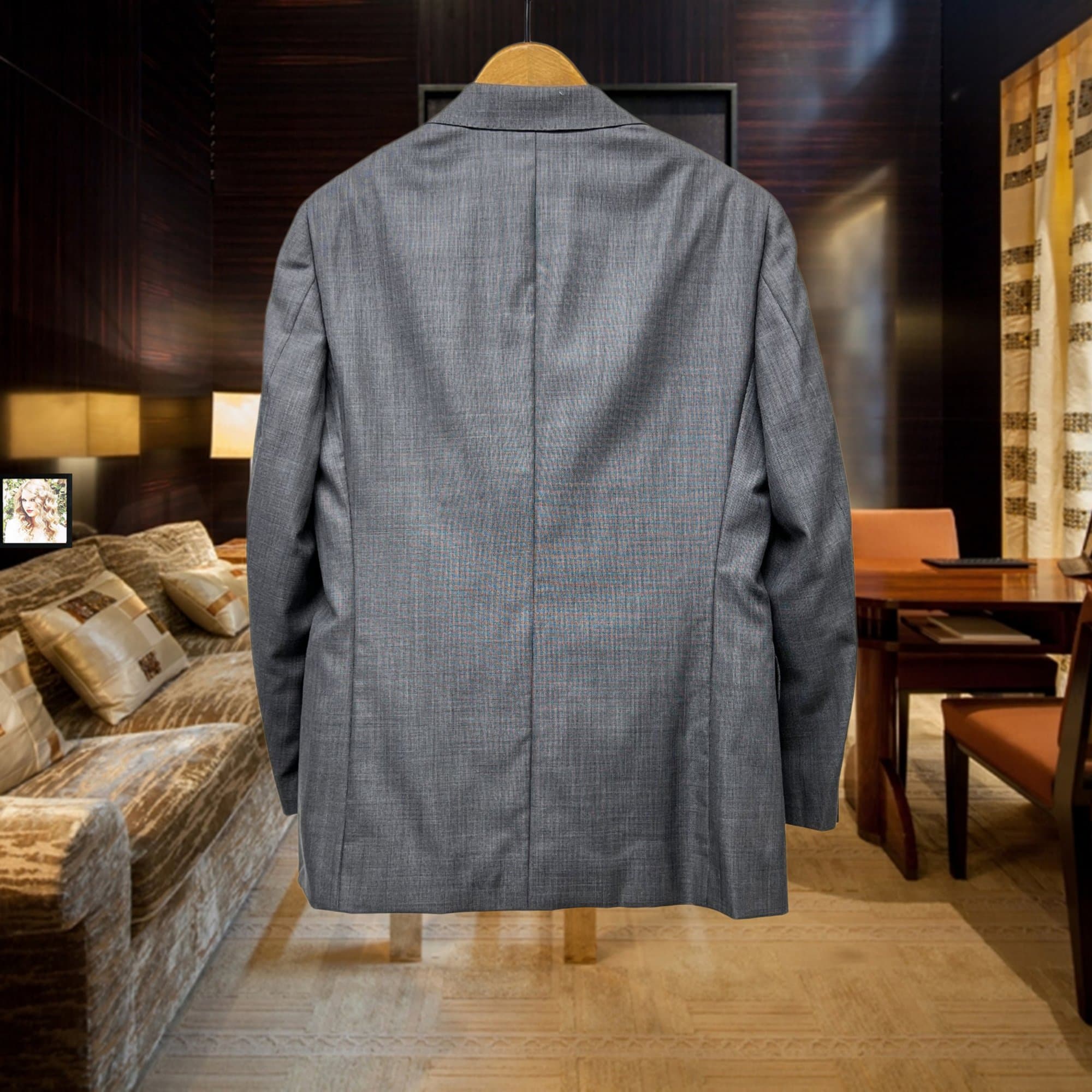 C17987 Jacket and Western trousers – top-quality wool fabric. Fabric composition: 85% wool, 15% silk. Highly recommended by the store! Our best-seller! 🔥 [Prada PRADA] High-end suit set from original stock; identical to the products on the official websit — image 2