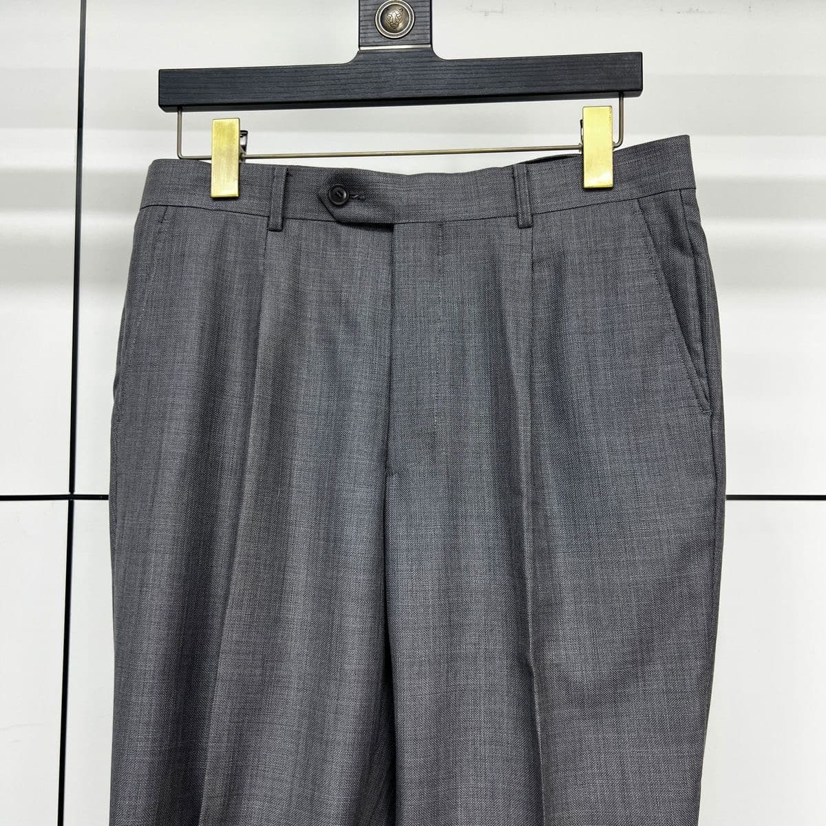 C17987 Jacket and Western trousers – top-quality wool fabric. Fabric composition: 85% wool, 15% silk. Highly recommended by the store! Our best-seller! 🔥 [Prada PRADA] High-end suit set from original stock; identical to the products on the official websit — image 5