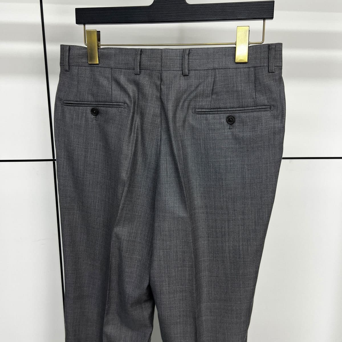 C17987 Jacket and Western trousers – top-quality wool fabric. Fabric composition: 85% wool, 15% silk. Highly recommended by the store! Our best-seller! 🔥 [Prada PRADA] High-end suit set from original stock; identical to the products on the official websit — image 6