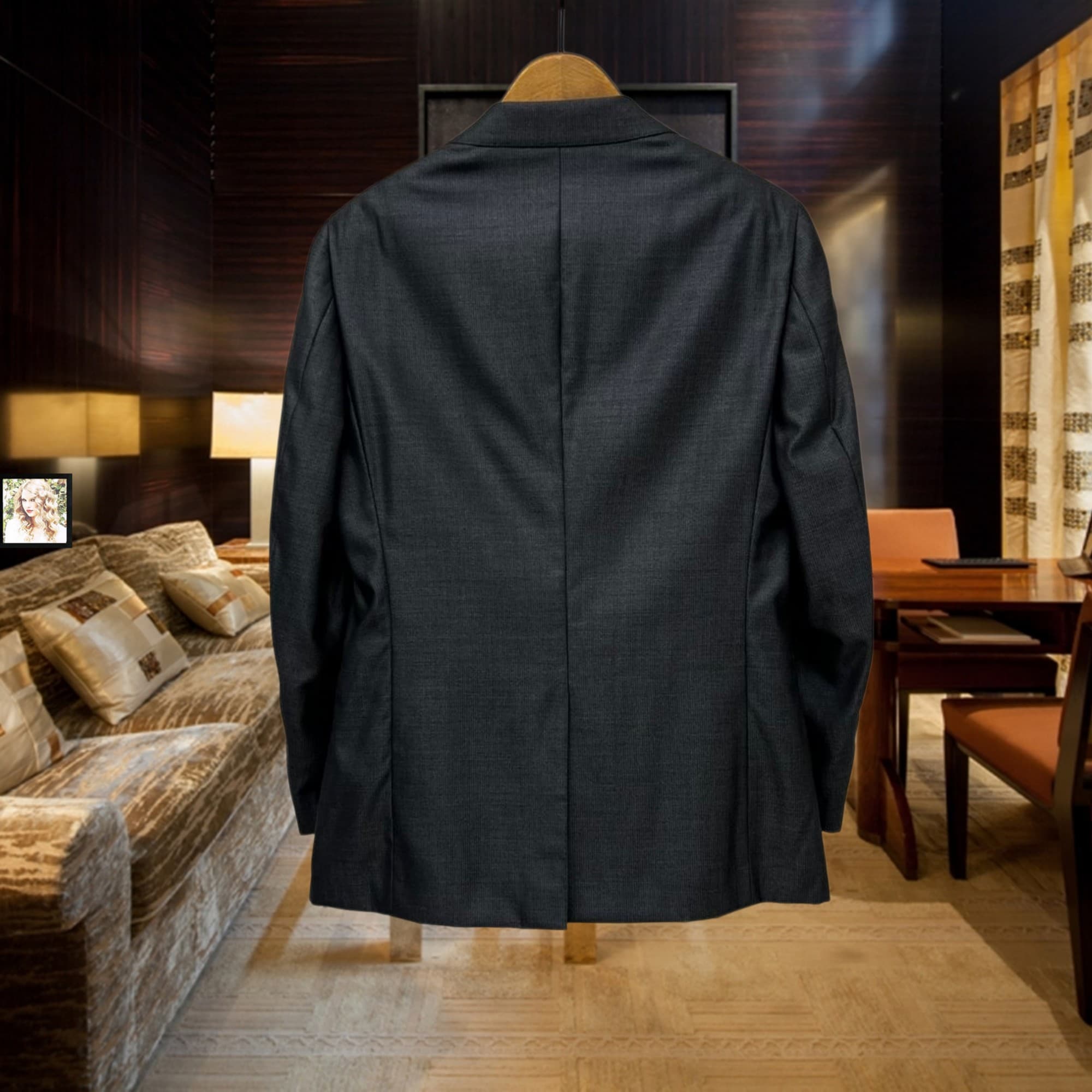 C17986 Jacket and trousers – top-quality wool fabric. Fabric composition: 58% wool, 42% silk. Highly recommended by the store! Our best-selling item! 🔥 [Prada PRADA] High-end suit set from original stock; identical to the products on the official website. — image 2