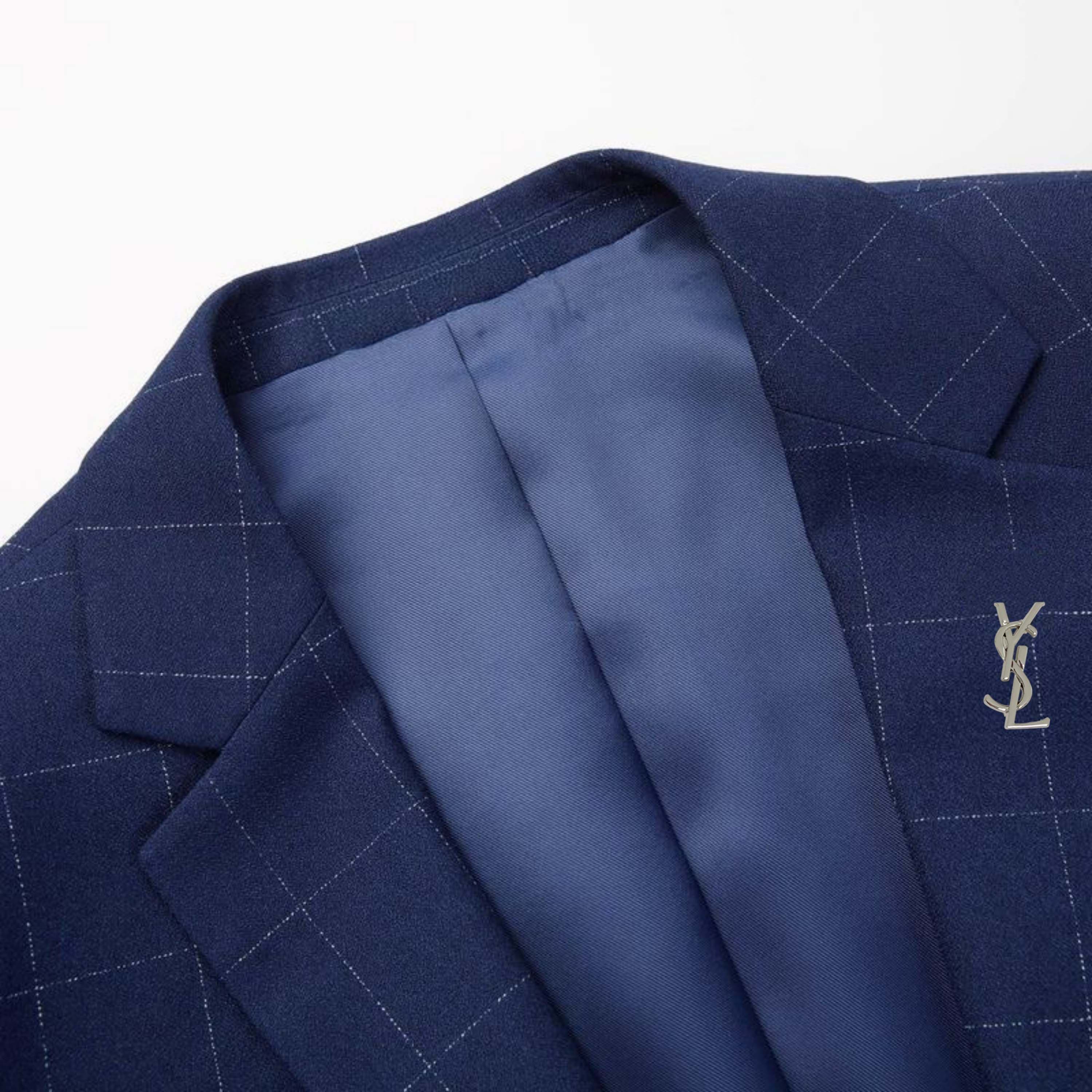 C18007 Ideal for business occasions! Essential formal attire for business meetings and interviews! Wedding dresses! Highly recommended by stores! Top-selling products! 🔥 [YSL] High-end suit sets, identical to those on the official website. A complete set  — image 4