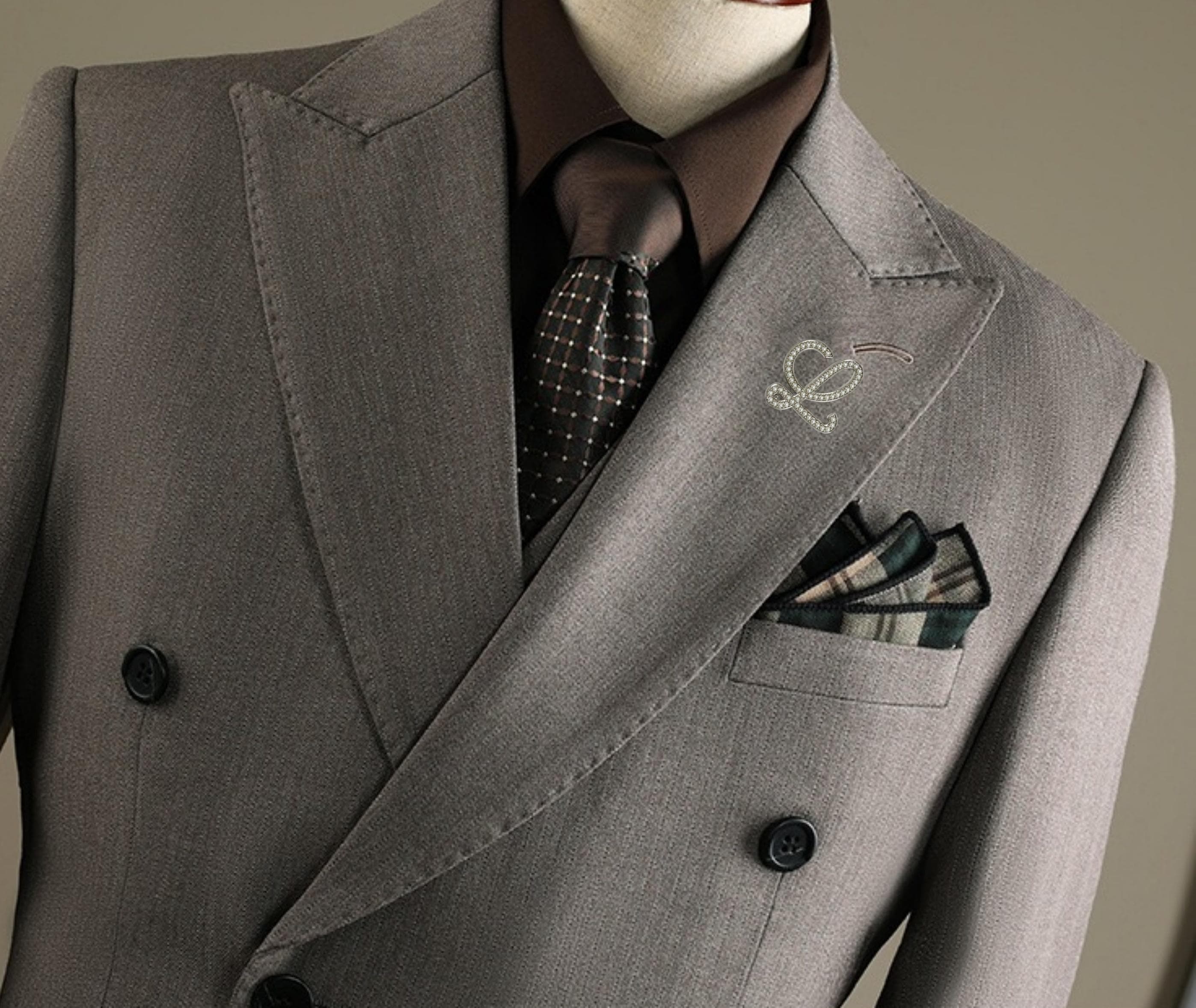 C17998 The preferred choice for business occasions! Essential formal attire for business negotiations and interviews! Wedding dresses! Recommended by stores! Top-selling items! 🔥【LOEWE】High-end suit sets from the original collection, identical to those on — image 7
