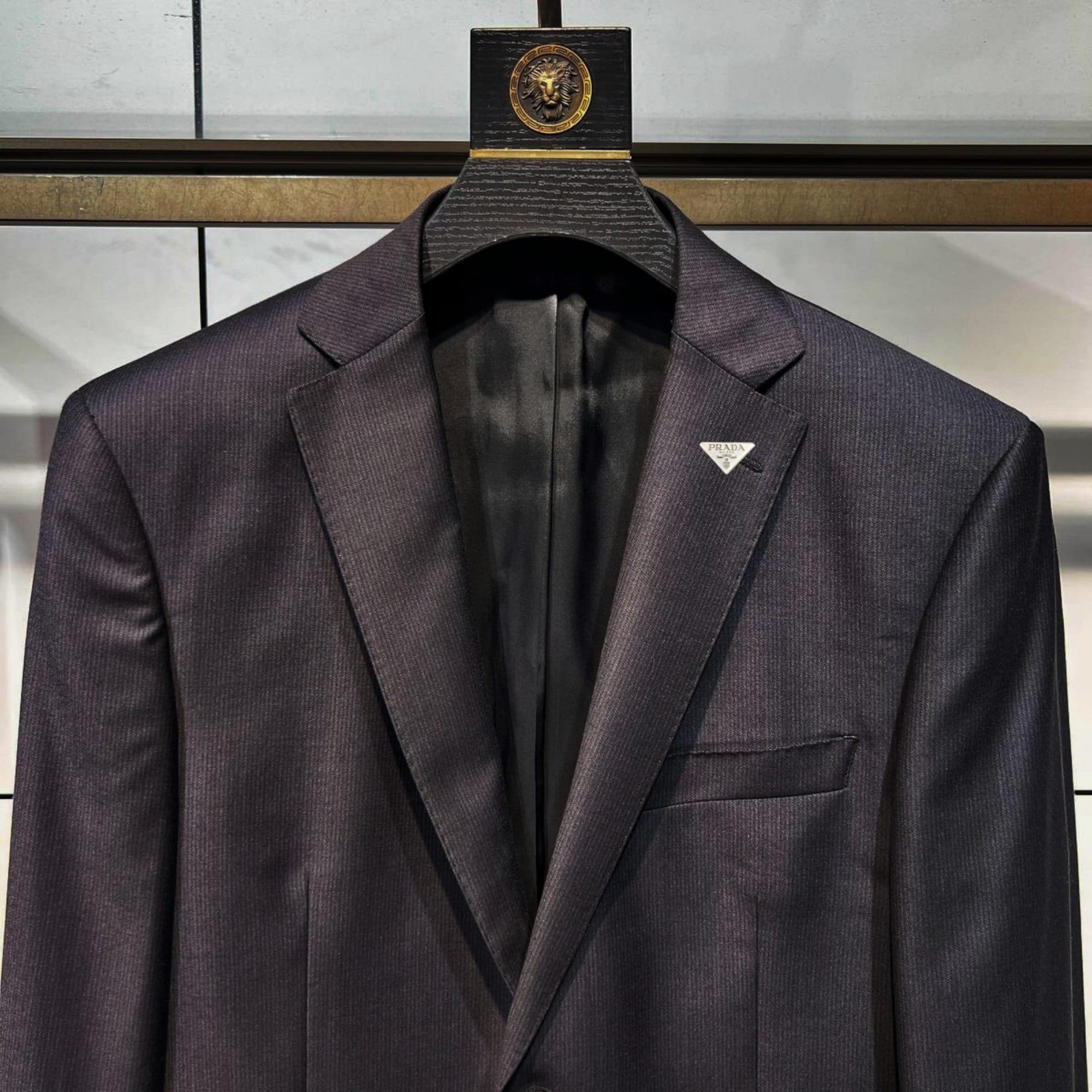 C17984 Jacket and trousers – top-quality wool fabric. Fabric composition: 97% wool, 3% polyester. Highly recommended by the store! The best-selling item! 🔥 [Prada PRADA] Original high-end suit set, identical to the products on the official website. Two-pi — image 3