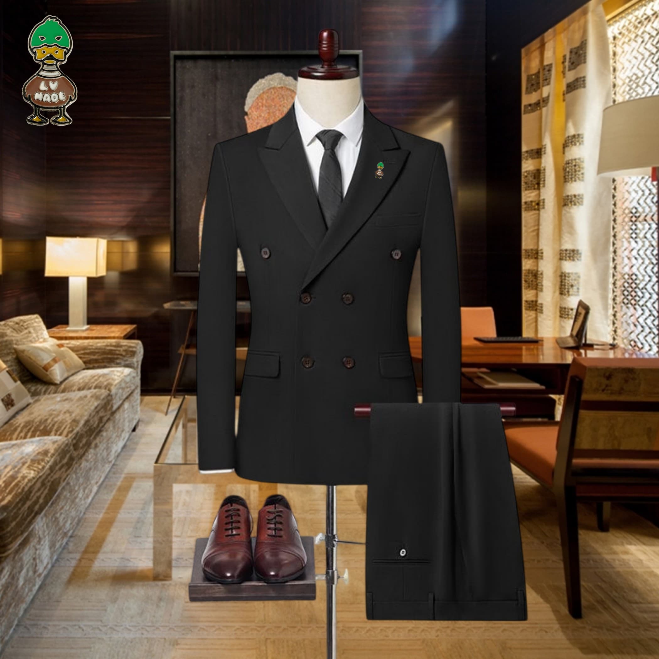C17982 The preferred choice for business occasions! Essential formal attire for business negotiations and interviews! Wedding dresses! Recommended by stores! High-selling products! 🔥 [Louis Vuitton LV] High-end suit sets from the original collection, iden — image 4
